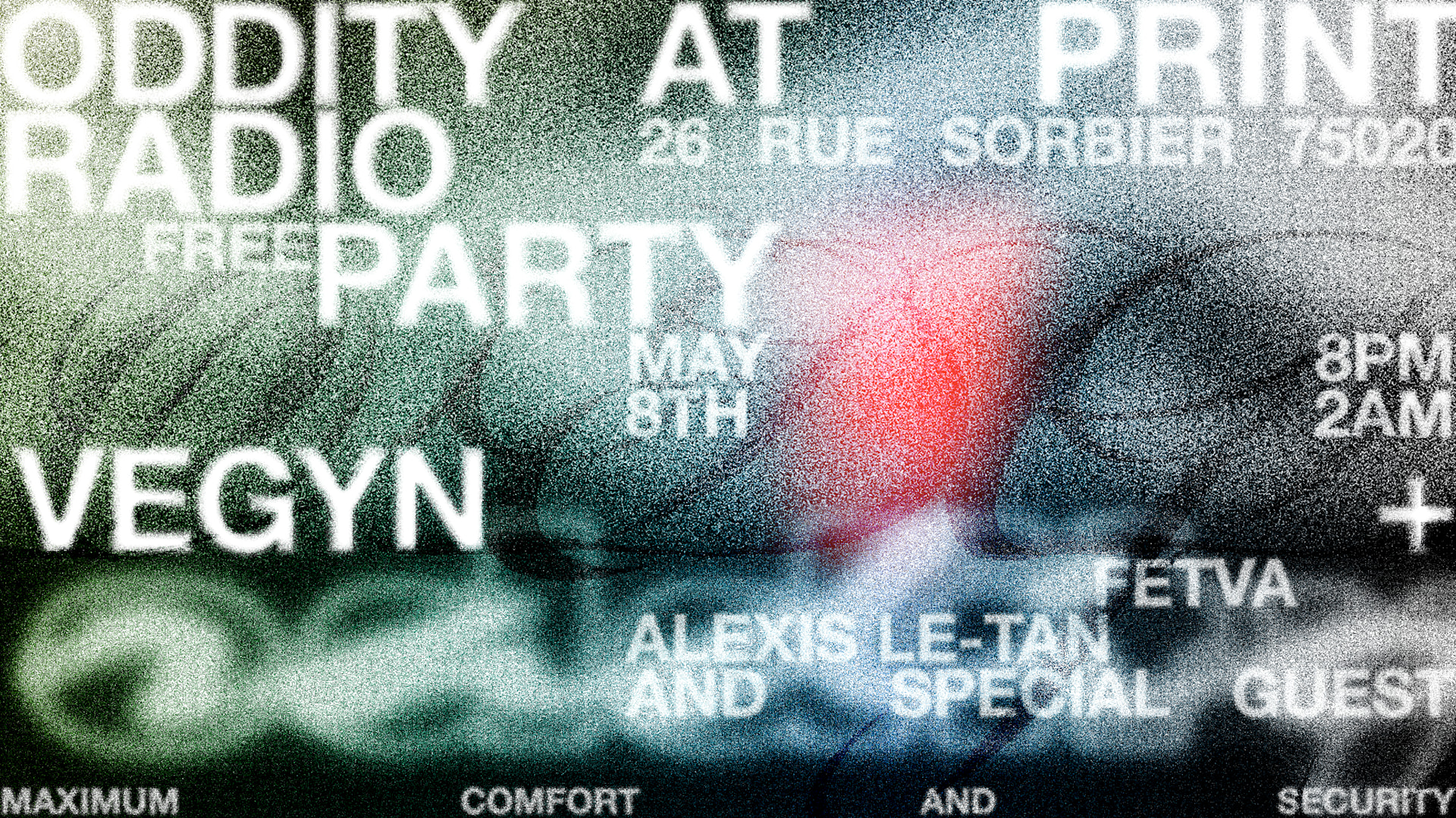 Print 08.05 / Oddity Radio Free Party