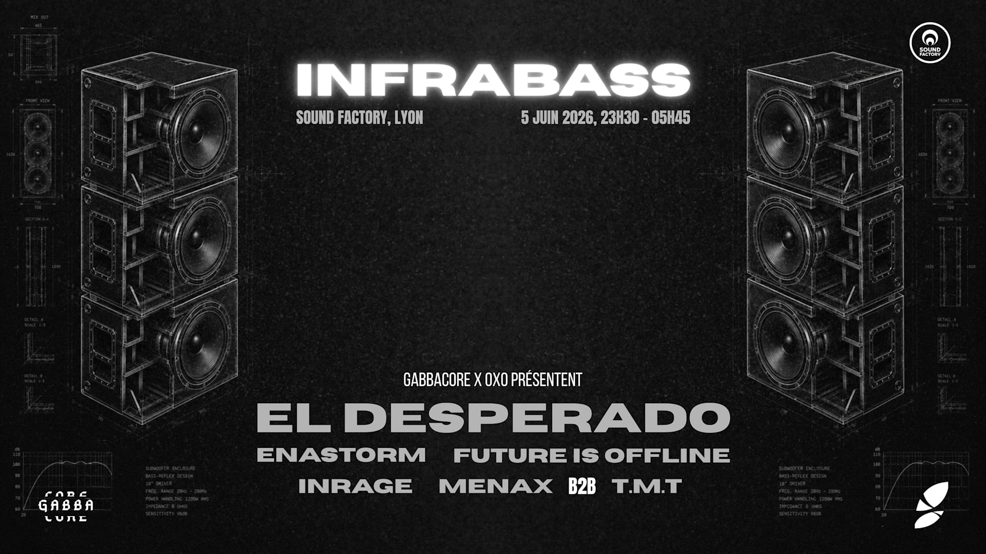 Gabbacore & Oxo Présentent : Infrabass