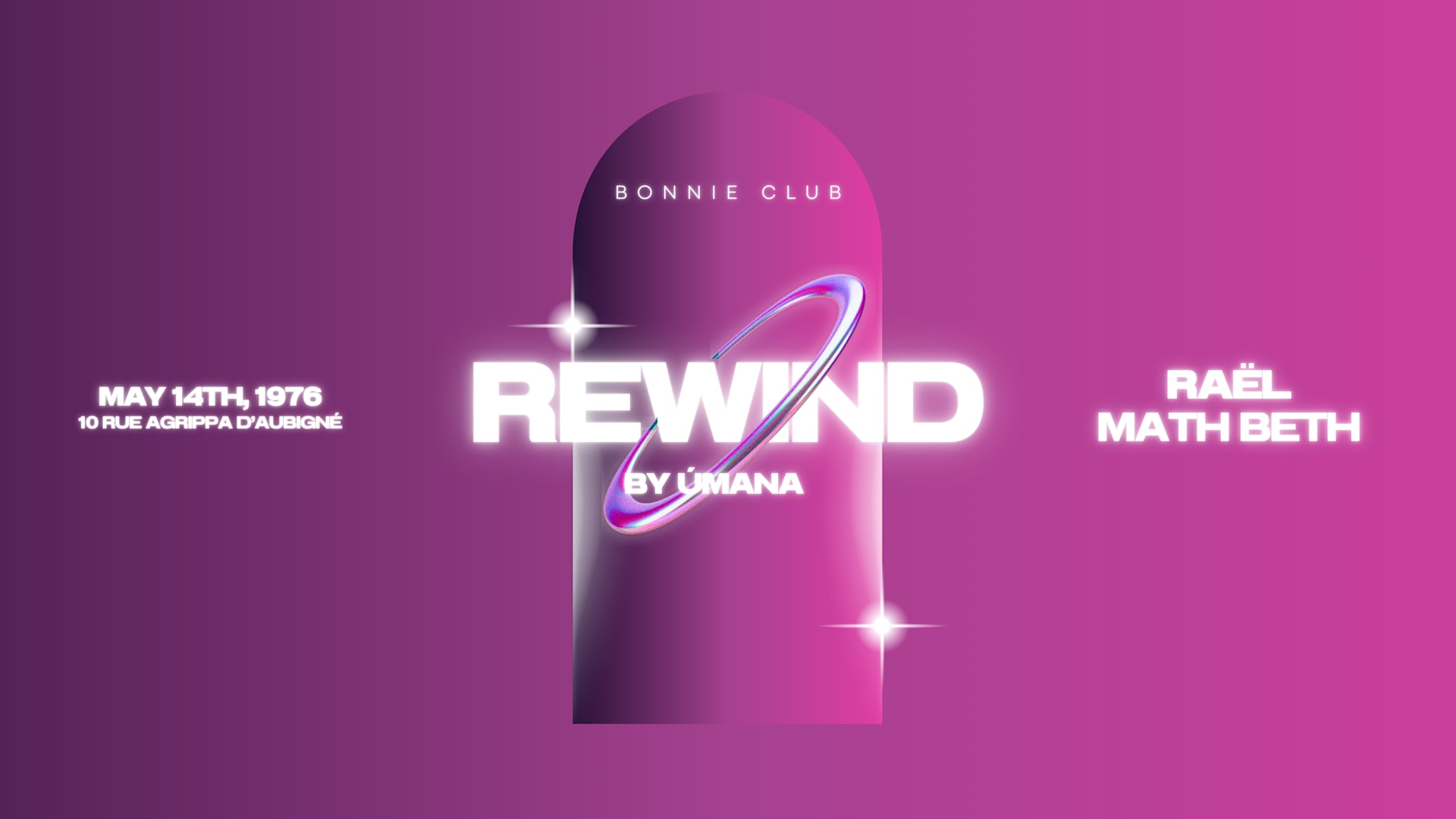 Rewind 14.05.1976 - Raël X Math Beth