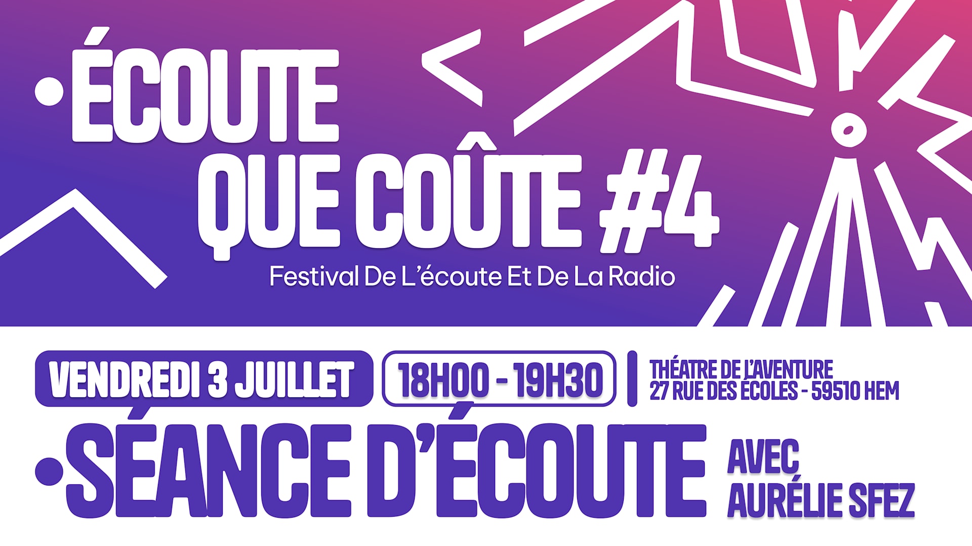 Écoute Que Coûte #4 - Séance D'écoute Avec Aurélie Sfez