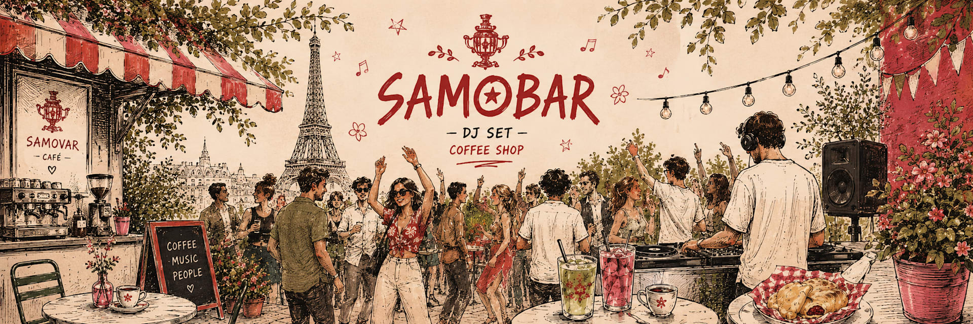 SAMOBAR at Samovar Café