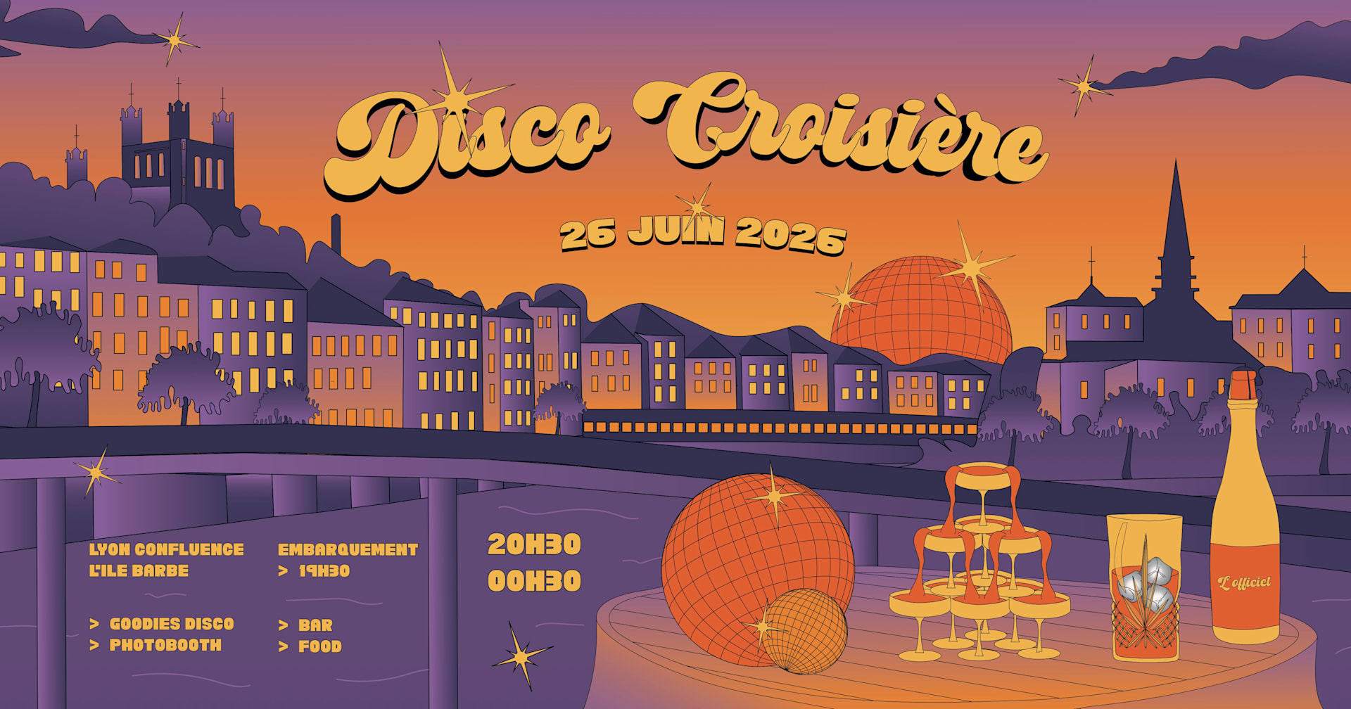 Disco House Sur La Saône - Vendredi 26 Juin