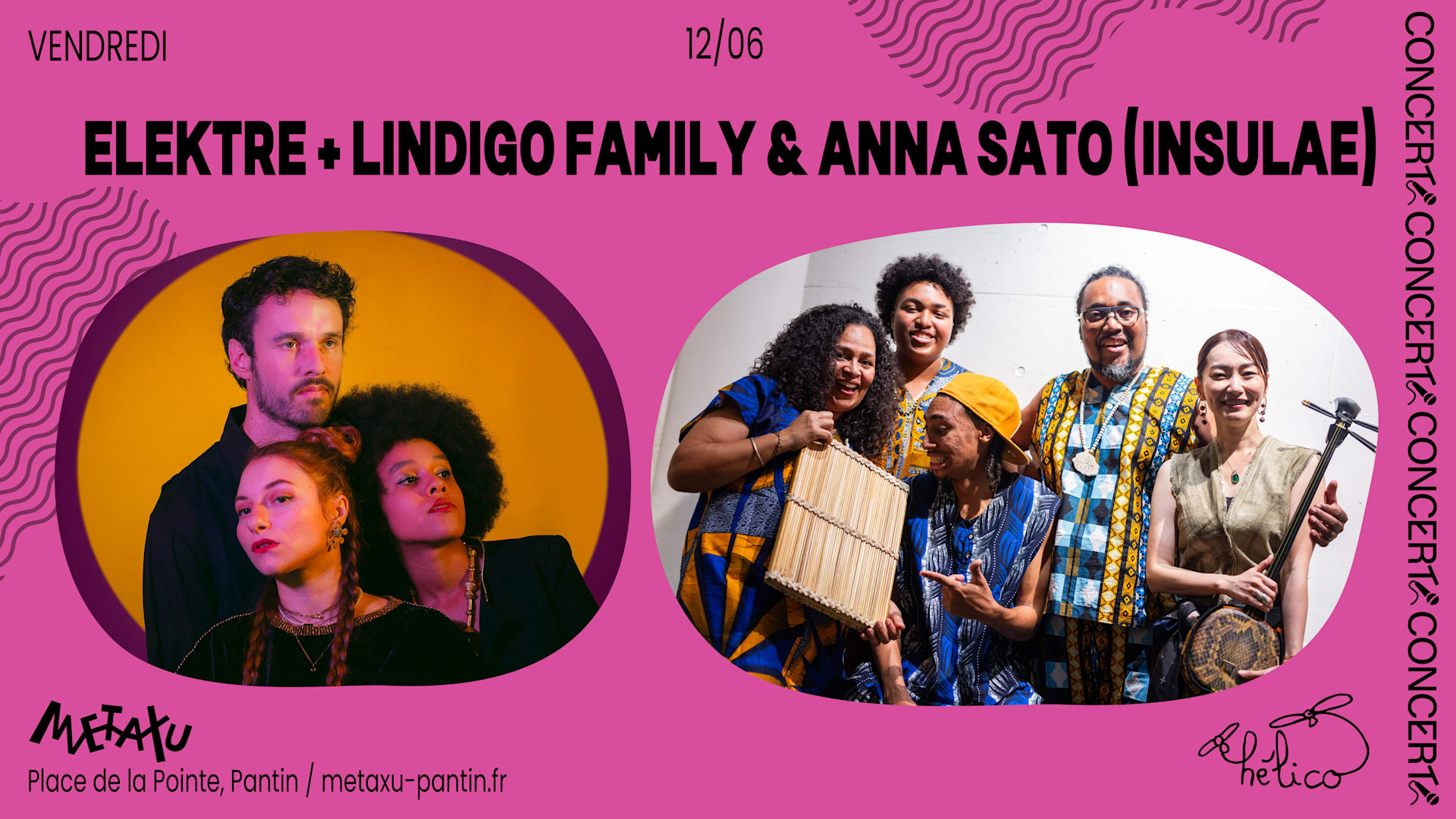 Elektre + Lindigo Family & Anna Sato (Insulae)