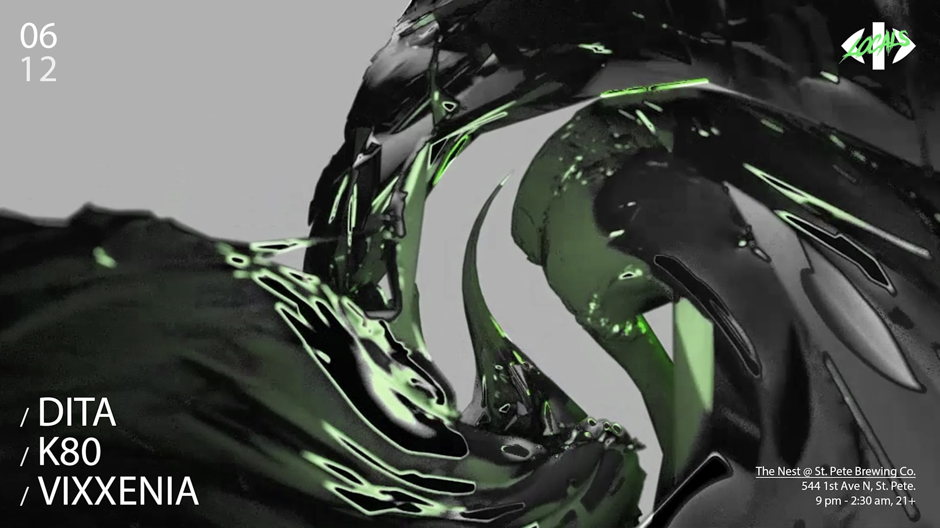 Fader.Locals Presents: Dita, K80 & Vixxenia