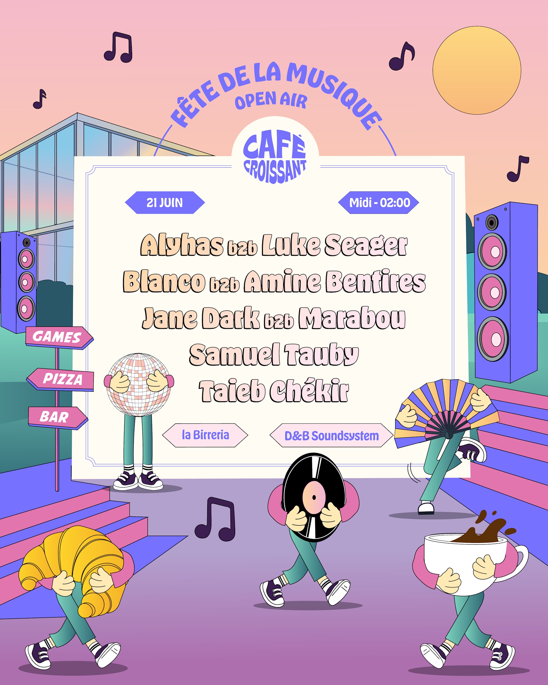 Café Croissant : Fête De La Musique 2026 - Open Air