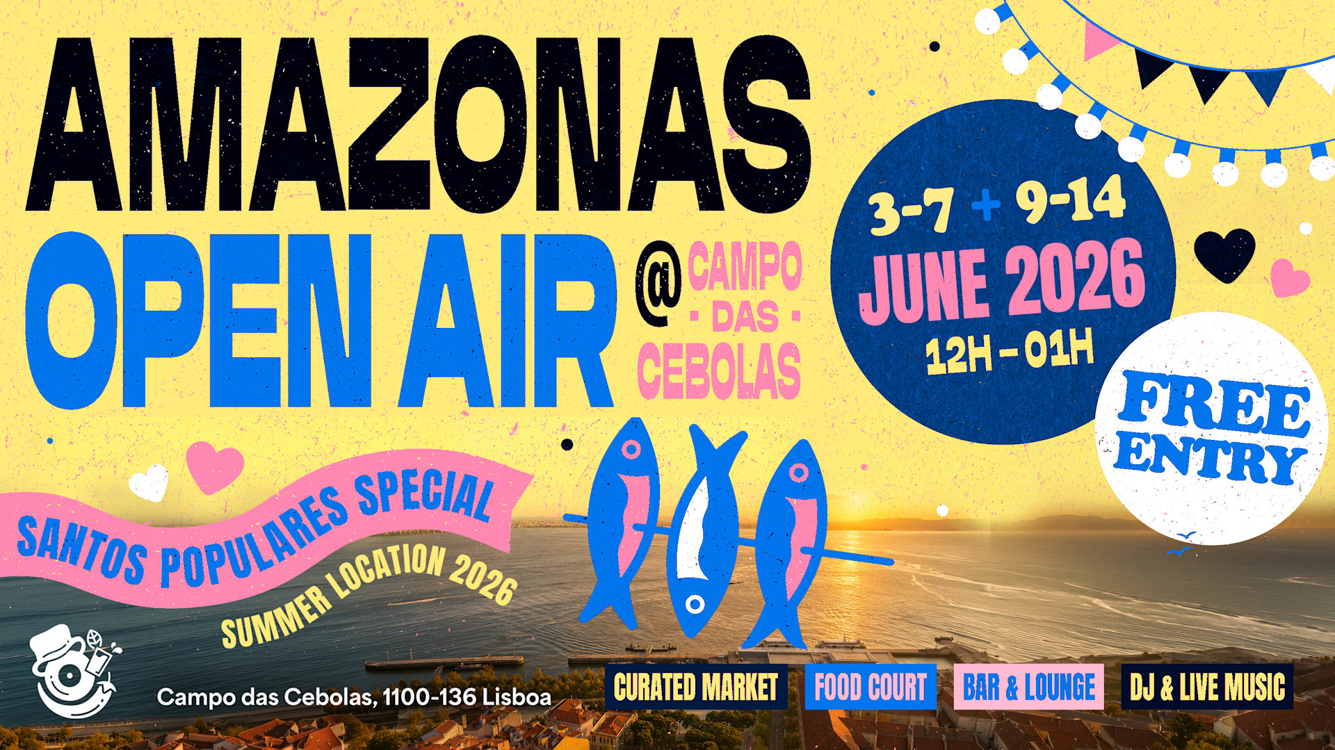 Amazonas Open Air @Campo Das Cebolas / 3-7 & 9-14 June