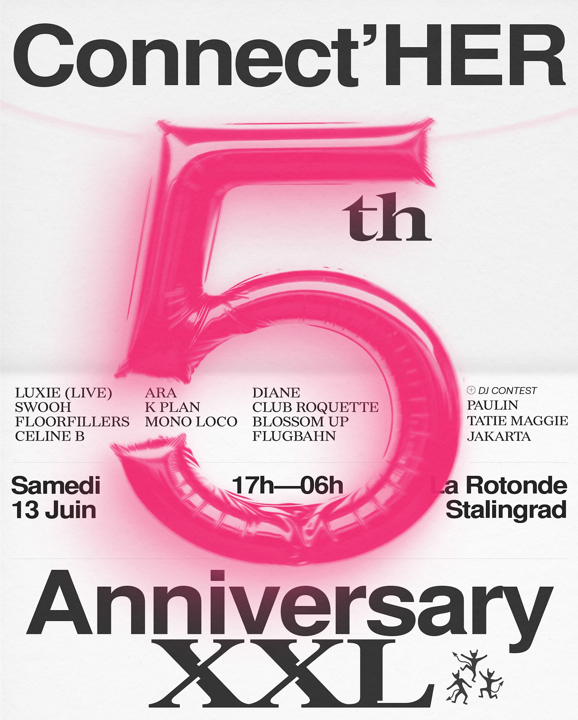 Connect'her 5th Anniversary - Open-Air & Club