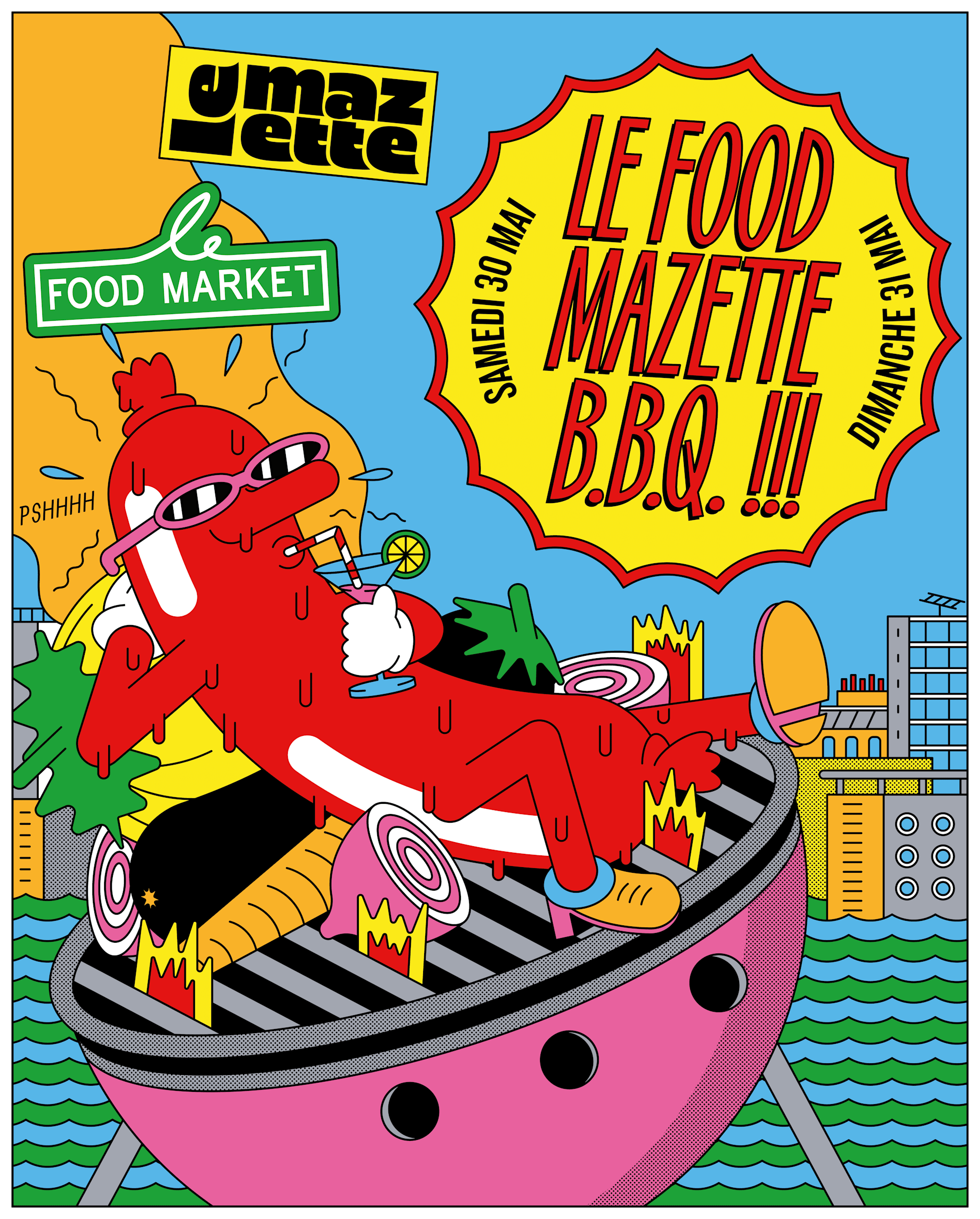 Le Food Market : Le Food Mazette Special Bbq + Foot !