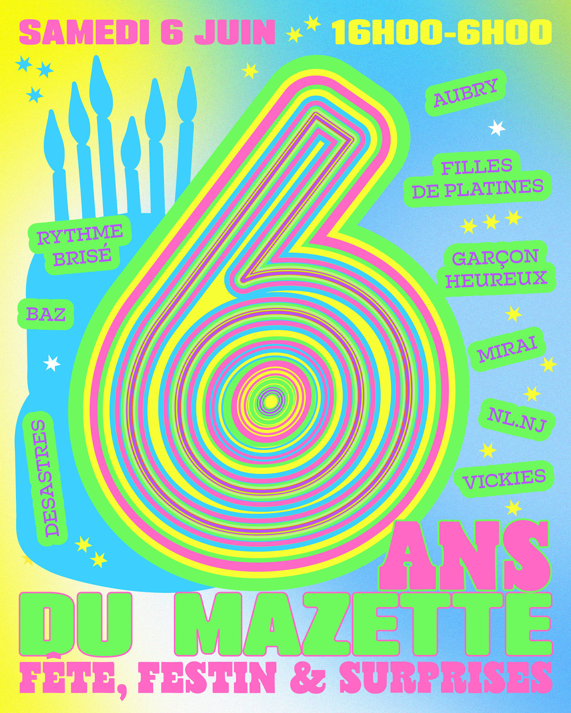 Les 6 Ans Du Mazette : Fête, Festins & Surprises !