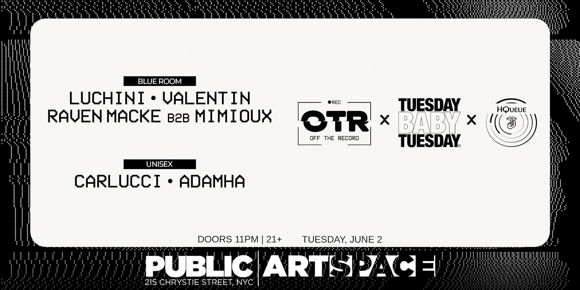 Off The Record Tuesday Sessions At Public Hotel 060226
