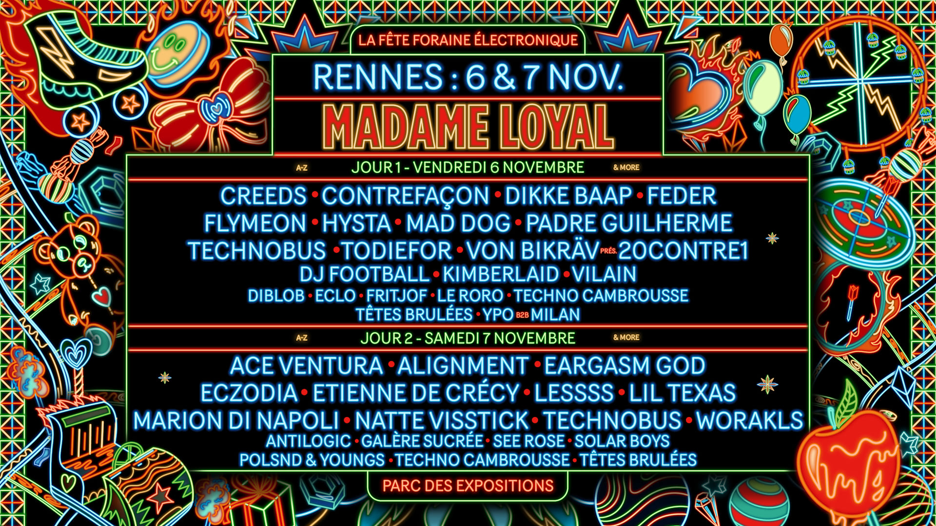 Madame Loyal Rennes : 6 & 7 Novembre