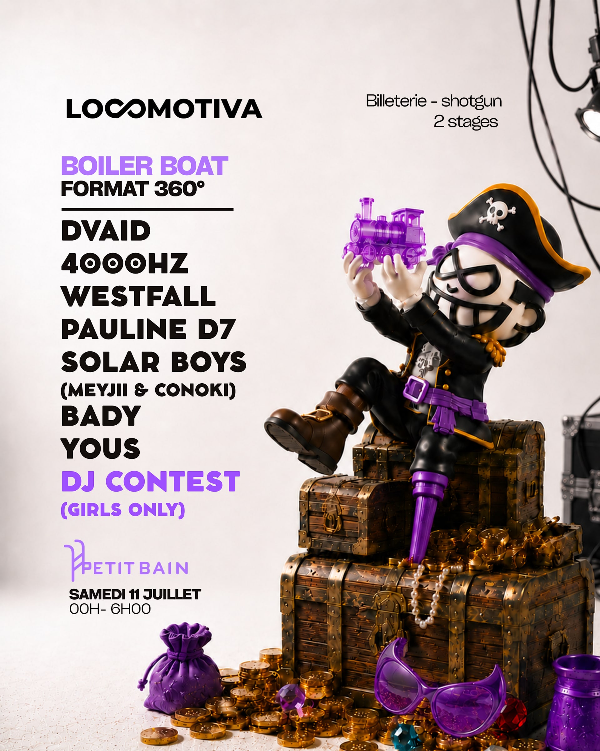 Boilerboat #2 : Techno, Trance & Bounce En Format 360°