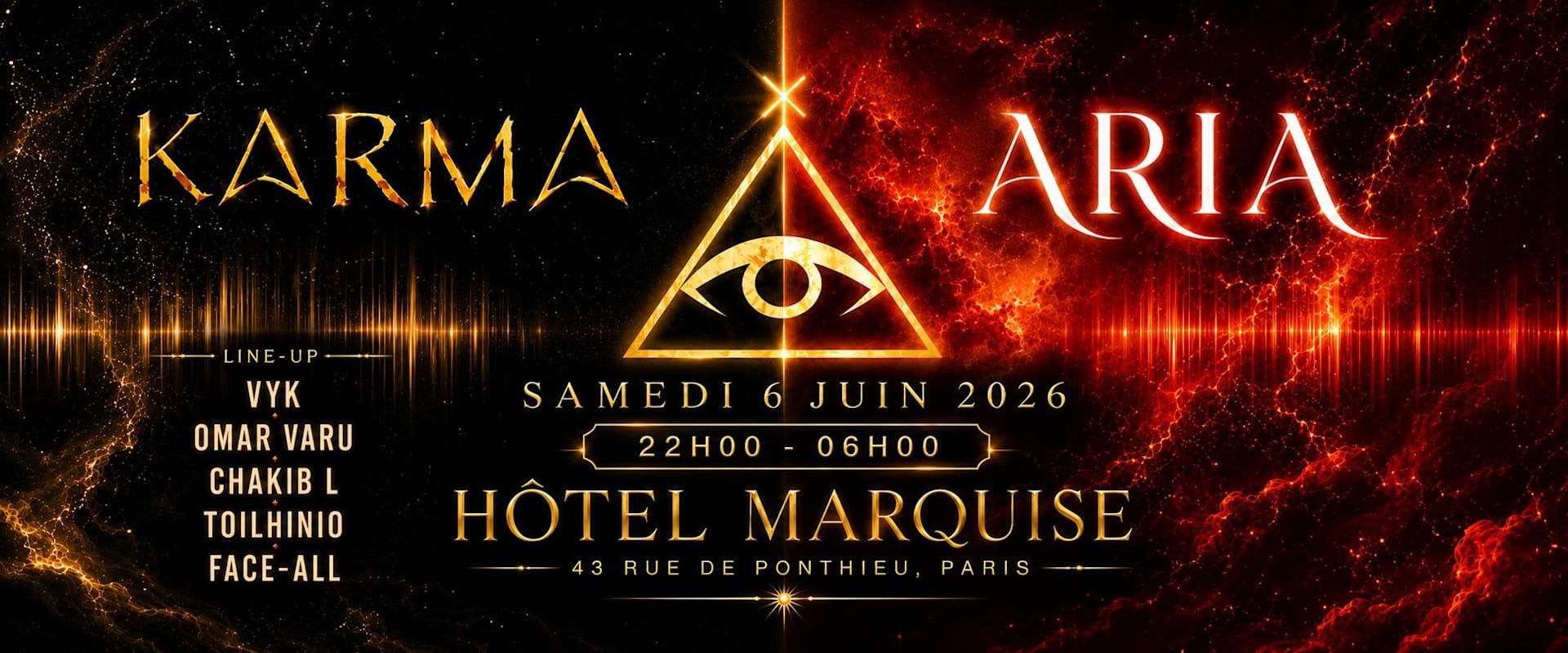 Karma X Aria @Hotel Marquise
