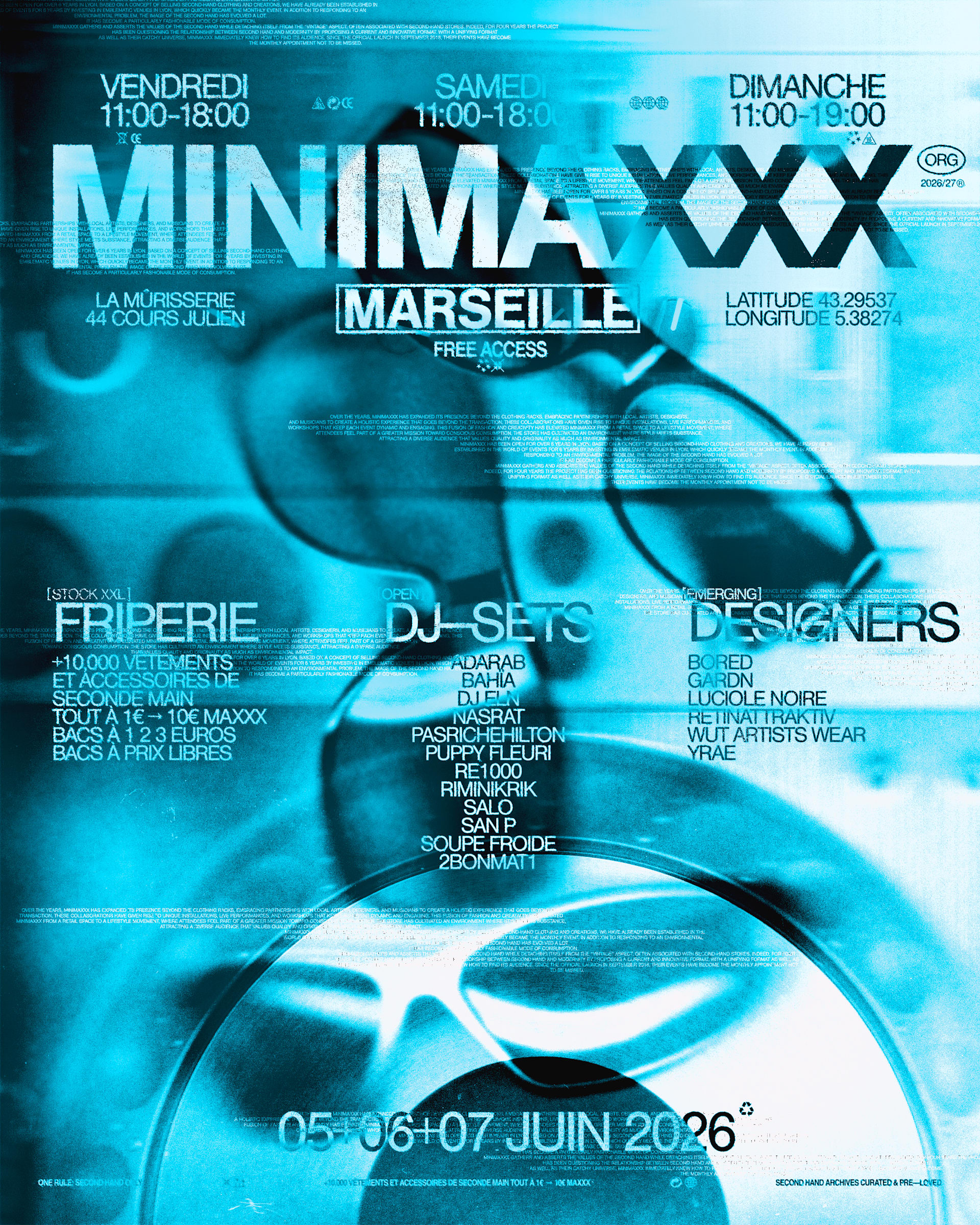 [Marseille] Friperie + Dj-Sets + Designers