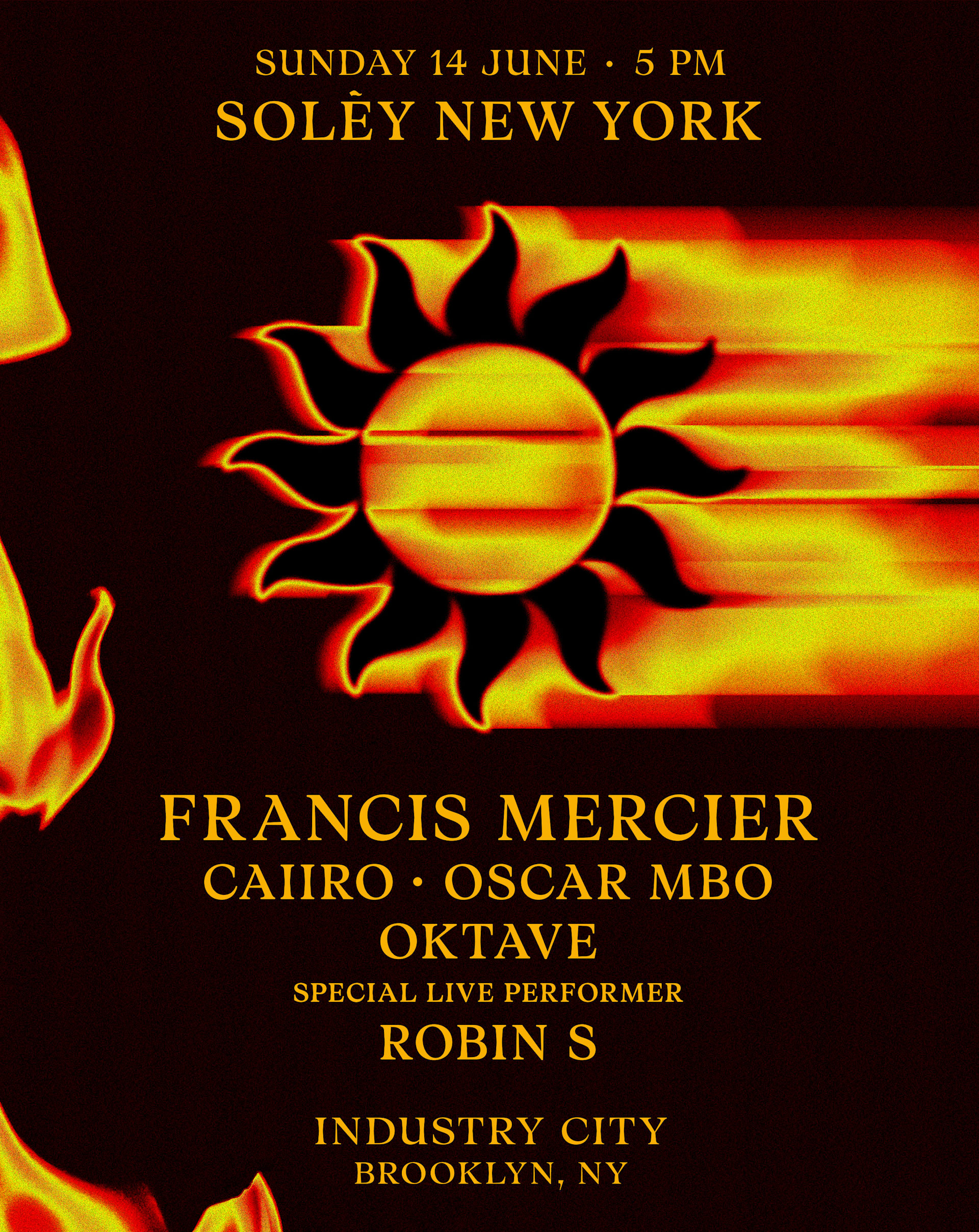 Francis Mercier Presents Solèy Nyc - Sunday June 14