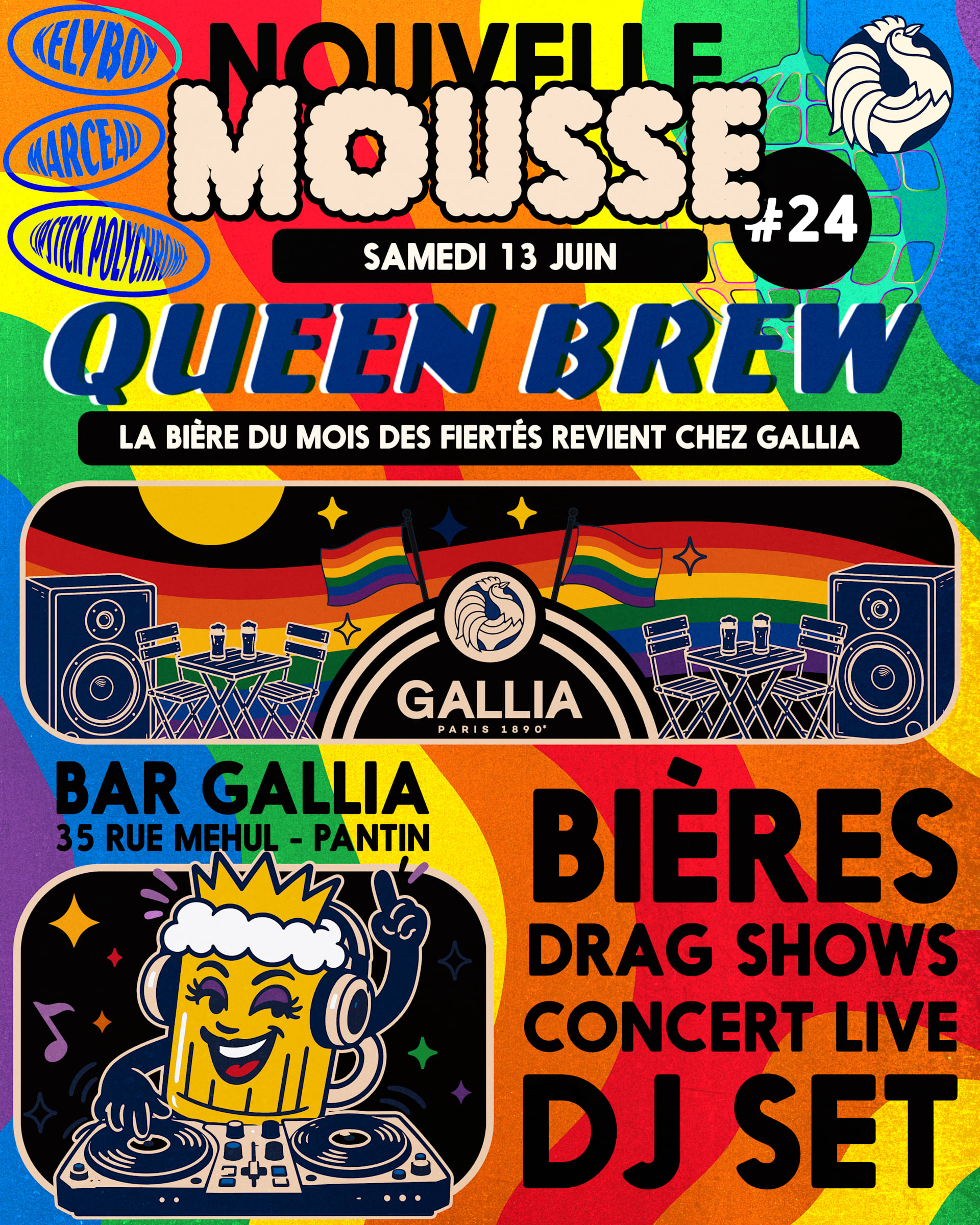 Nouvelle Mousse #24 Gallia Queen Brew Au Bar Gallia