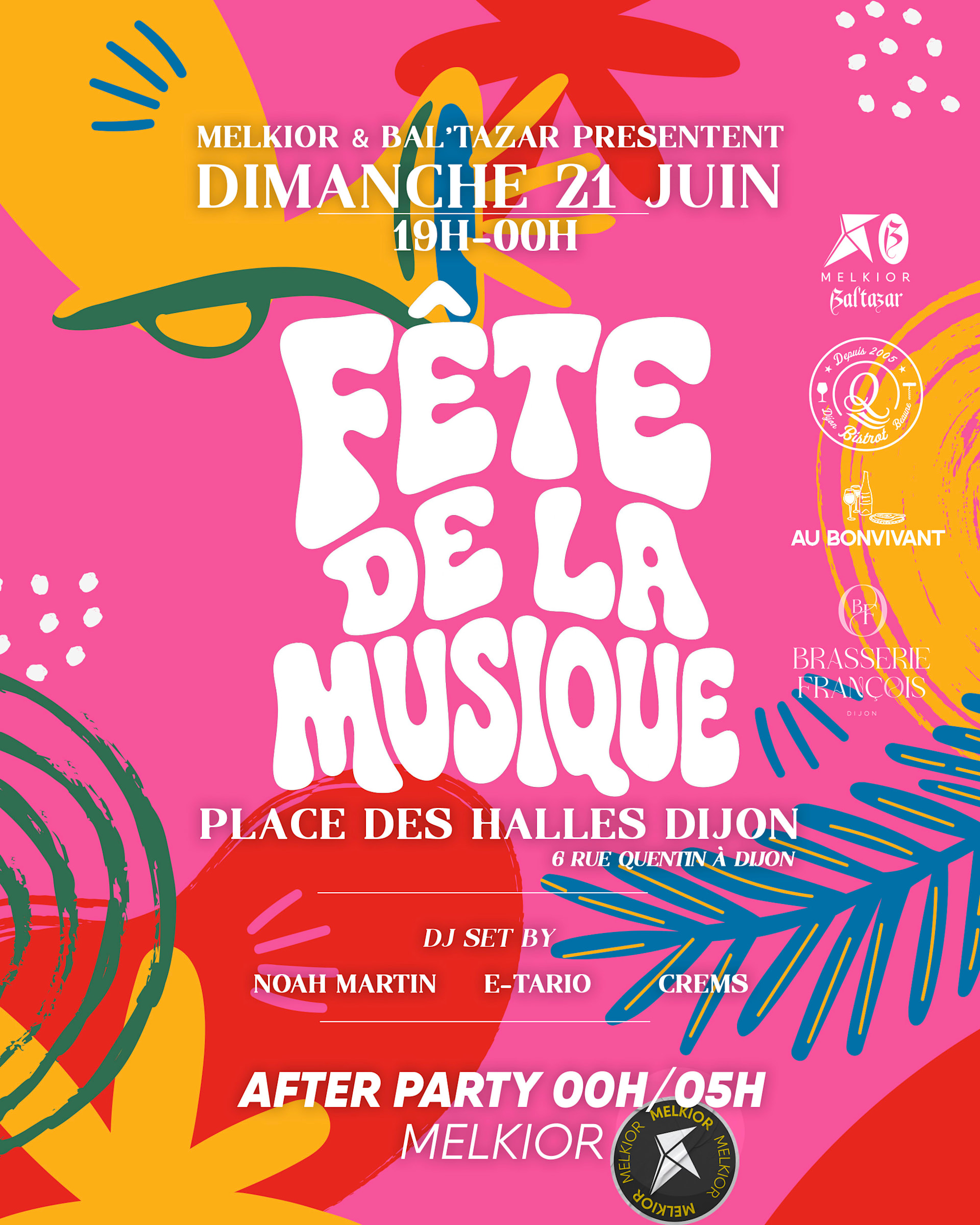 Fete De La Musique - Dimanche 21 Juin - Melkior & Bal'tazar