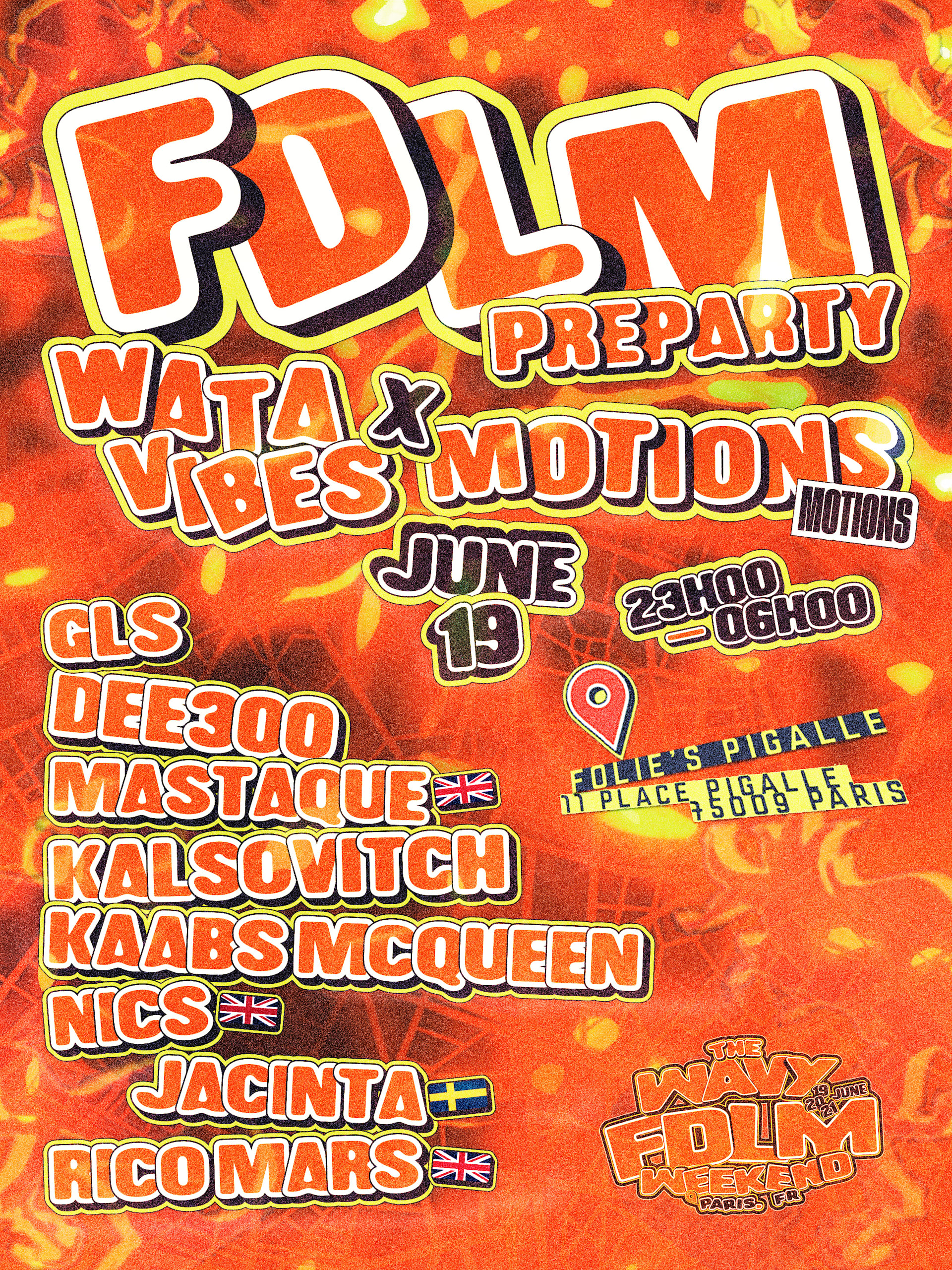 Fdlm Preparty #1 (Watavibes X Motions )