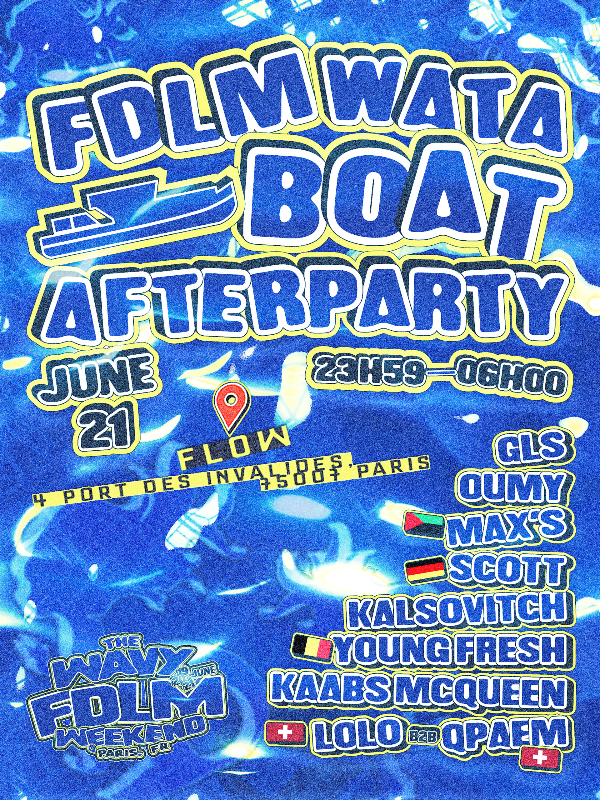 Fdlm Wata Boat Afterparty
