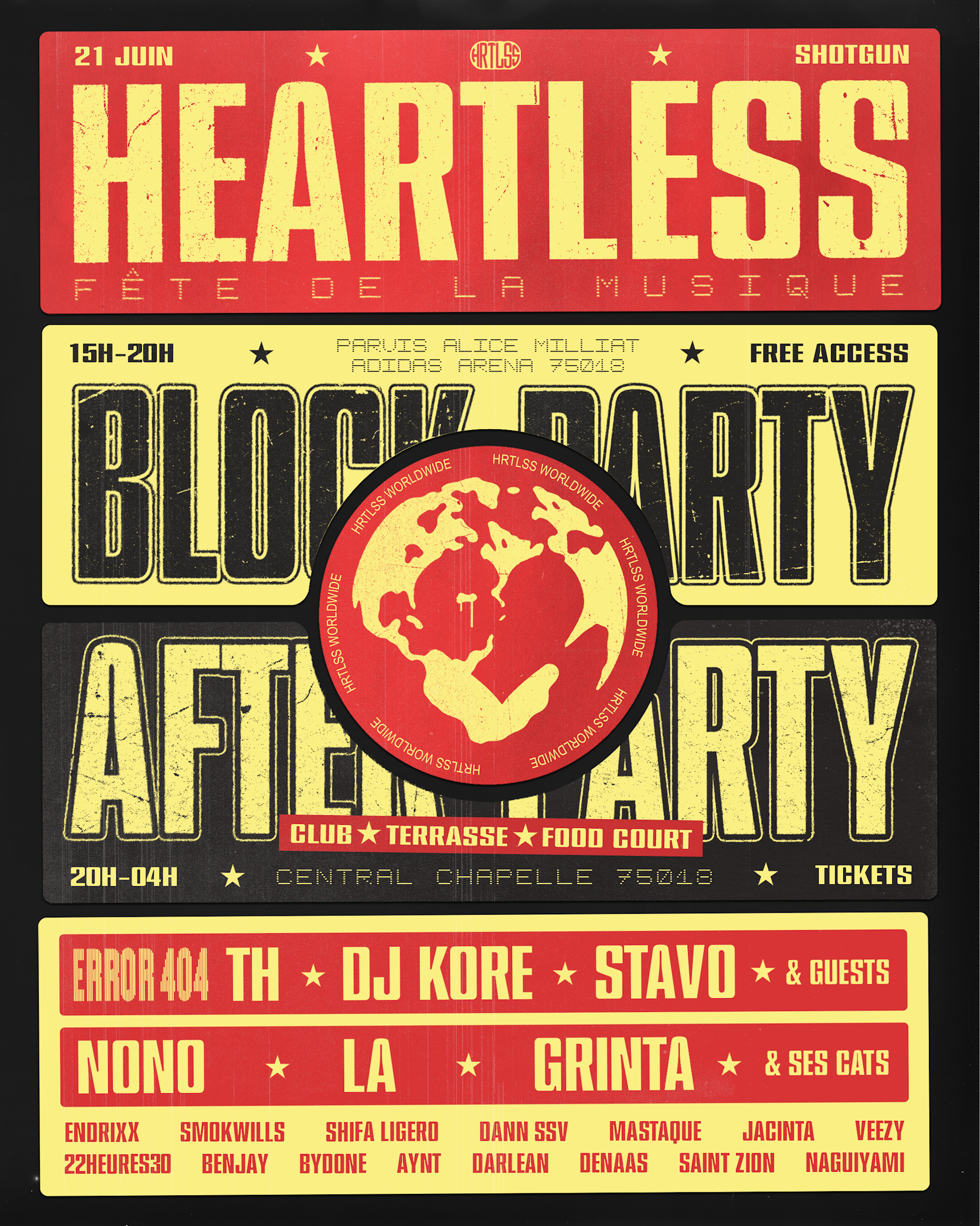Heartless Fête De La Musique Live Guests — Central Chapelle