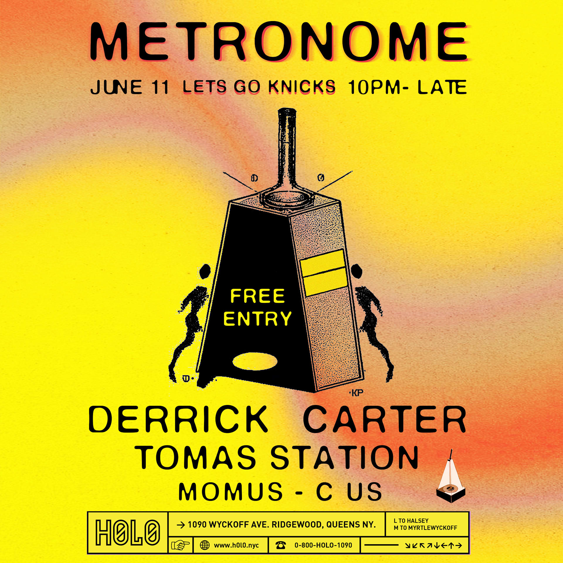 Metronome Presents Derrick Carter @ H0l0