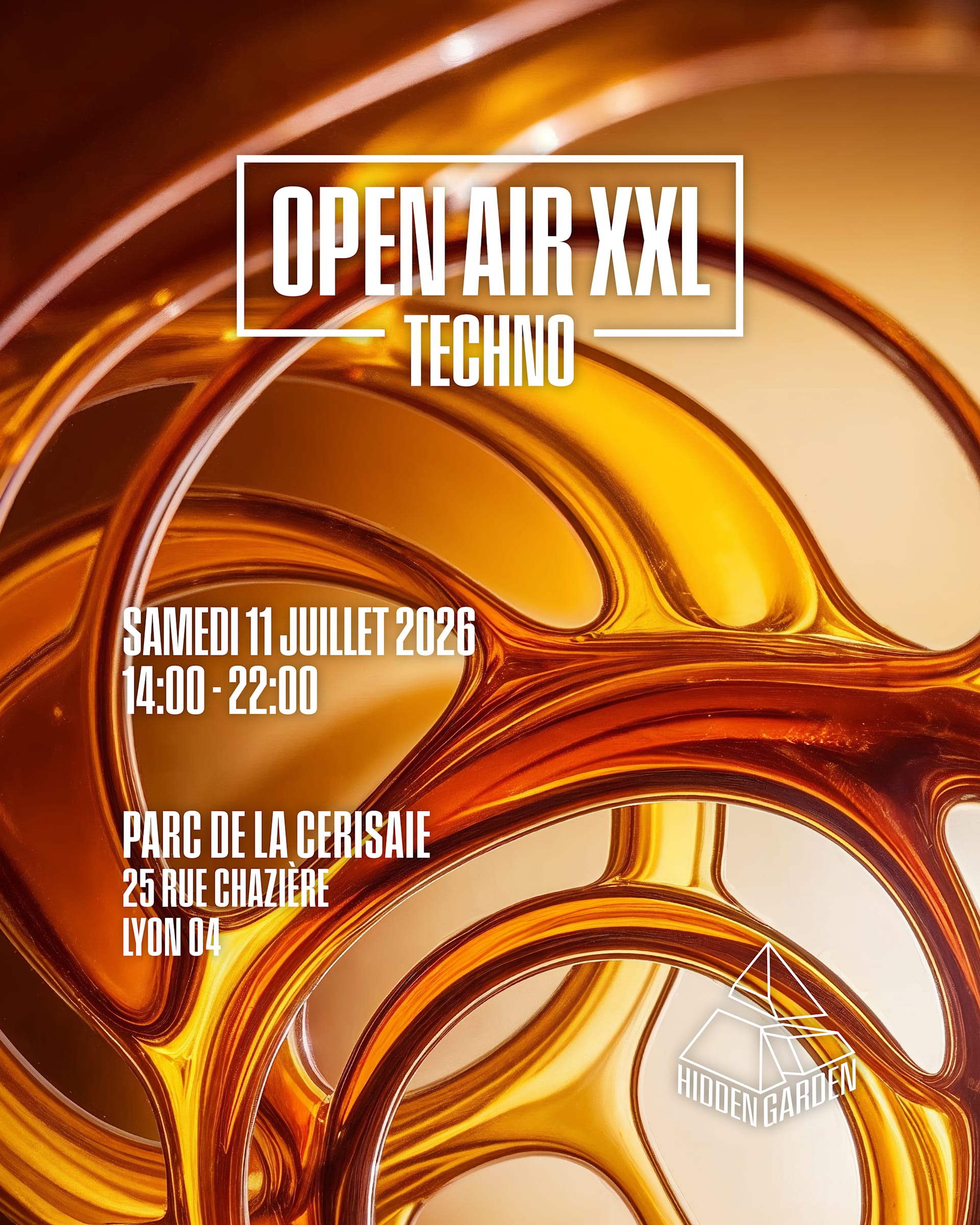 Open Air Xxl - Techno - Hidden Garden - Parc De La Cerisaie