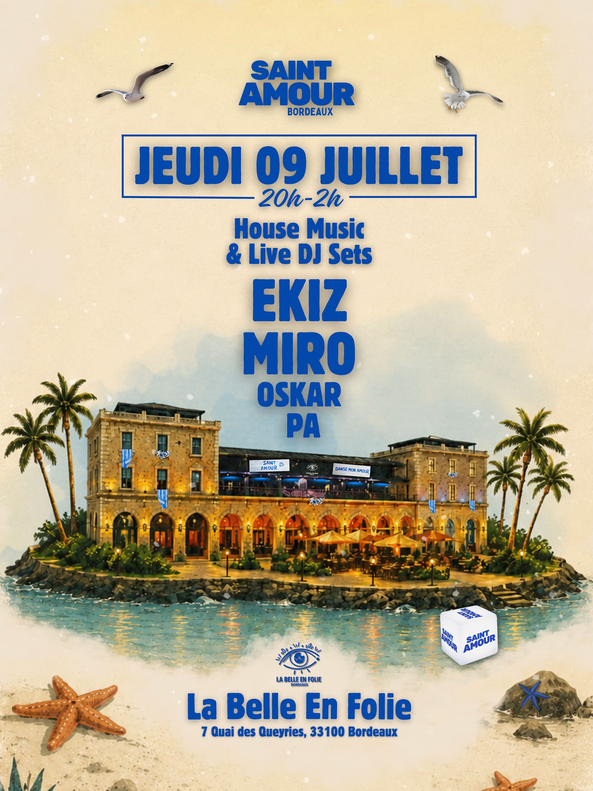 Saint Amour Bordeaux | Ekiz & Miro | Jeudi 9 Juillet 2026