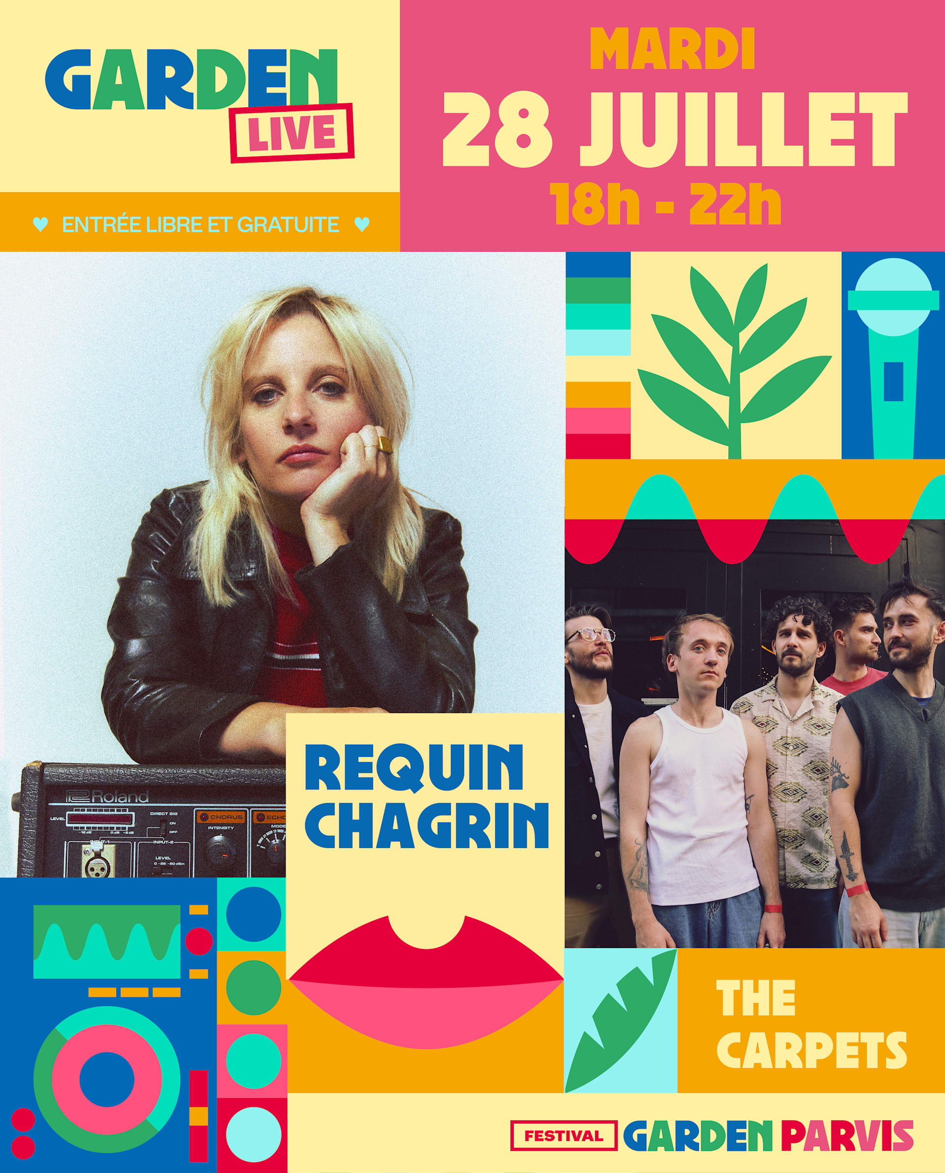 Garden Live W/ Requin Chagrin & The Carpets