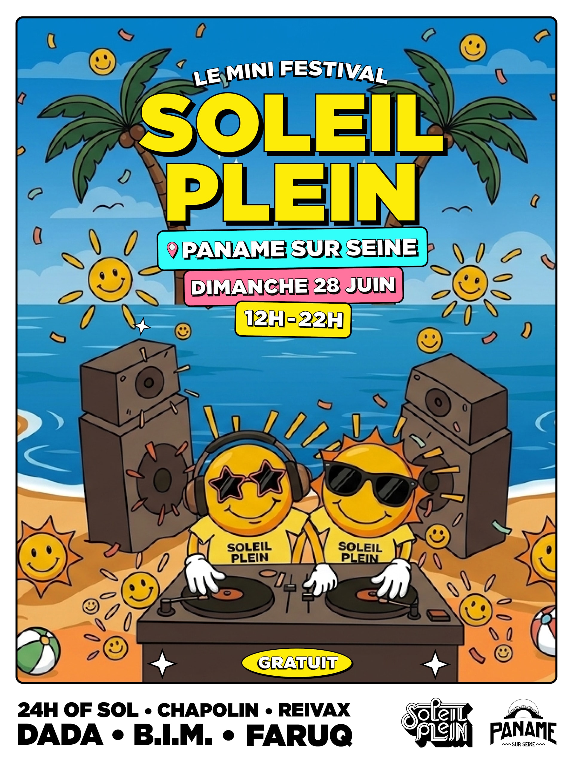 Soleil Plein Invite Dada, B.I.M. & Faruq