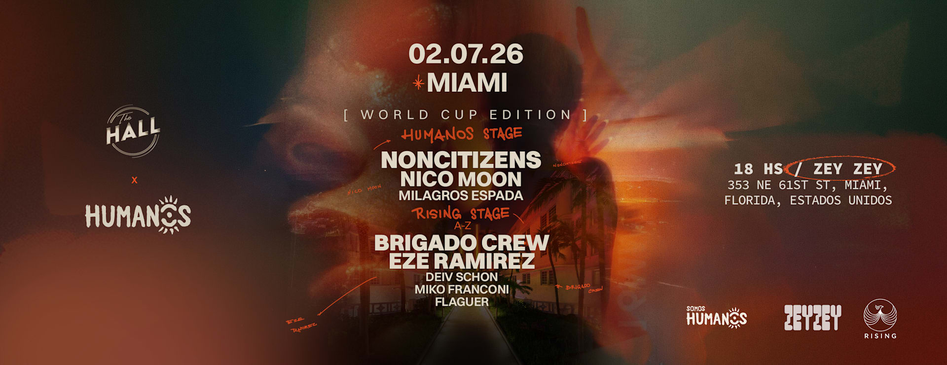 Humanos X The Hall - Miami (World Cup Edition)
