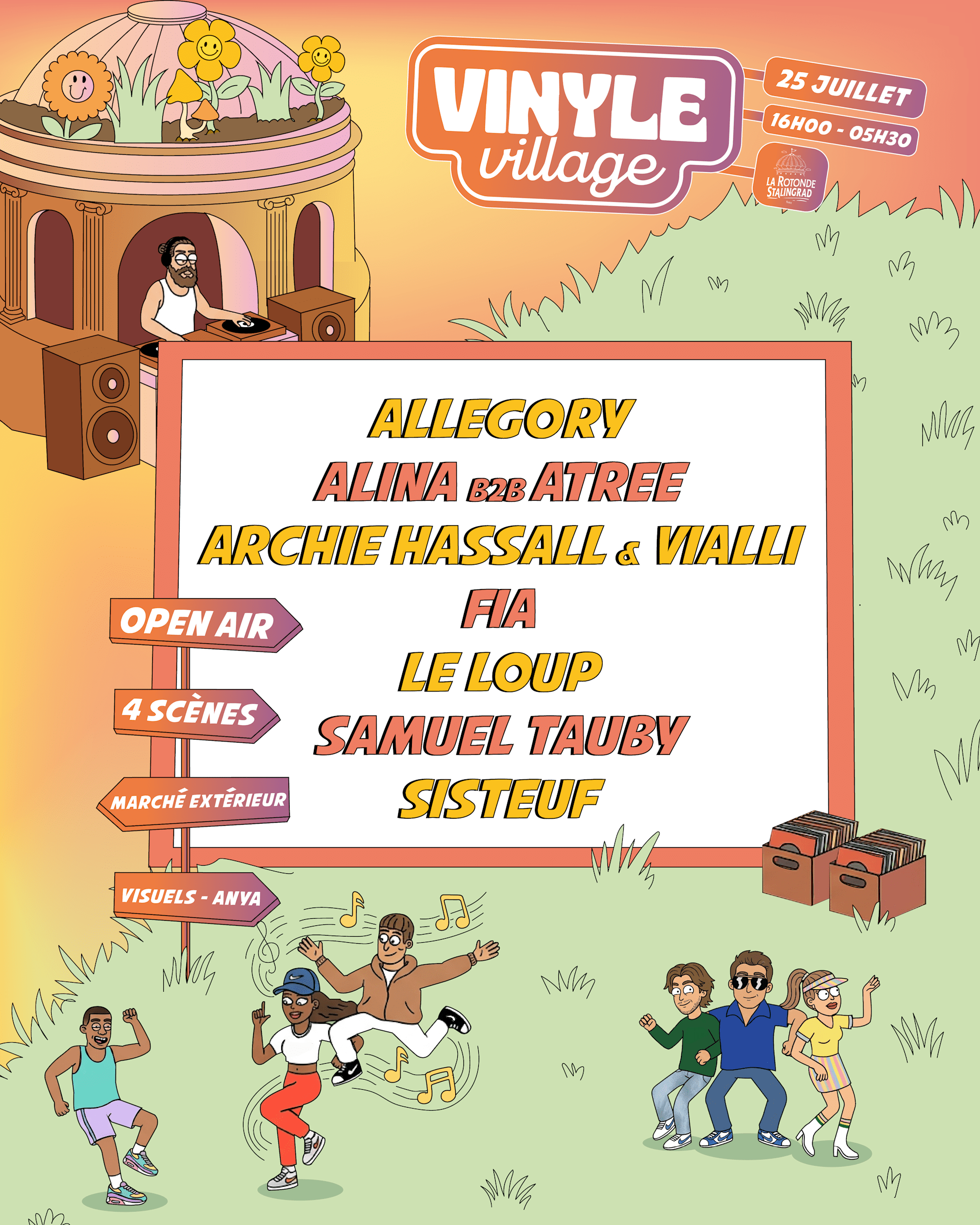 [Places Dispo À L’Entrée] - Vinyle Village : Summer Edition