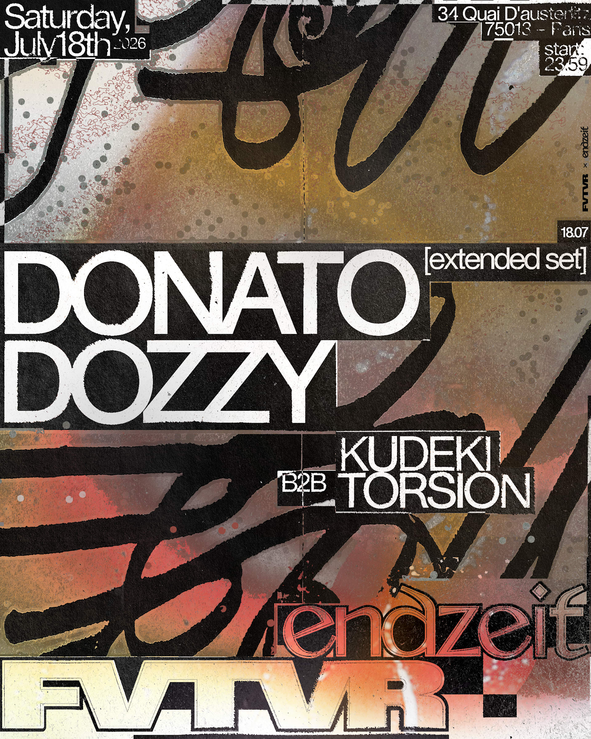 Endzeit: Donato Dozzy Extended Set, Kudeki B2b Torsion