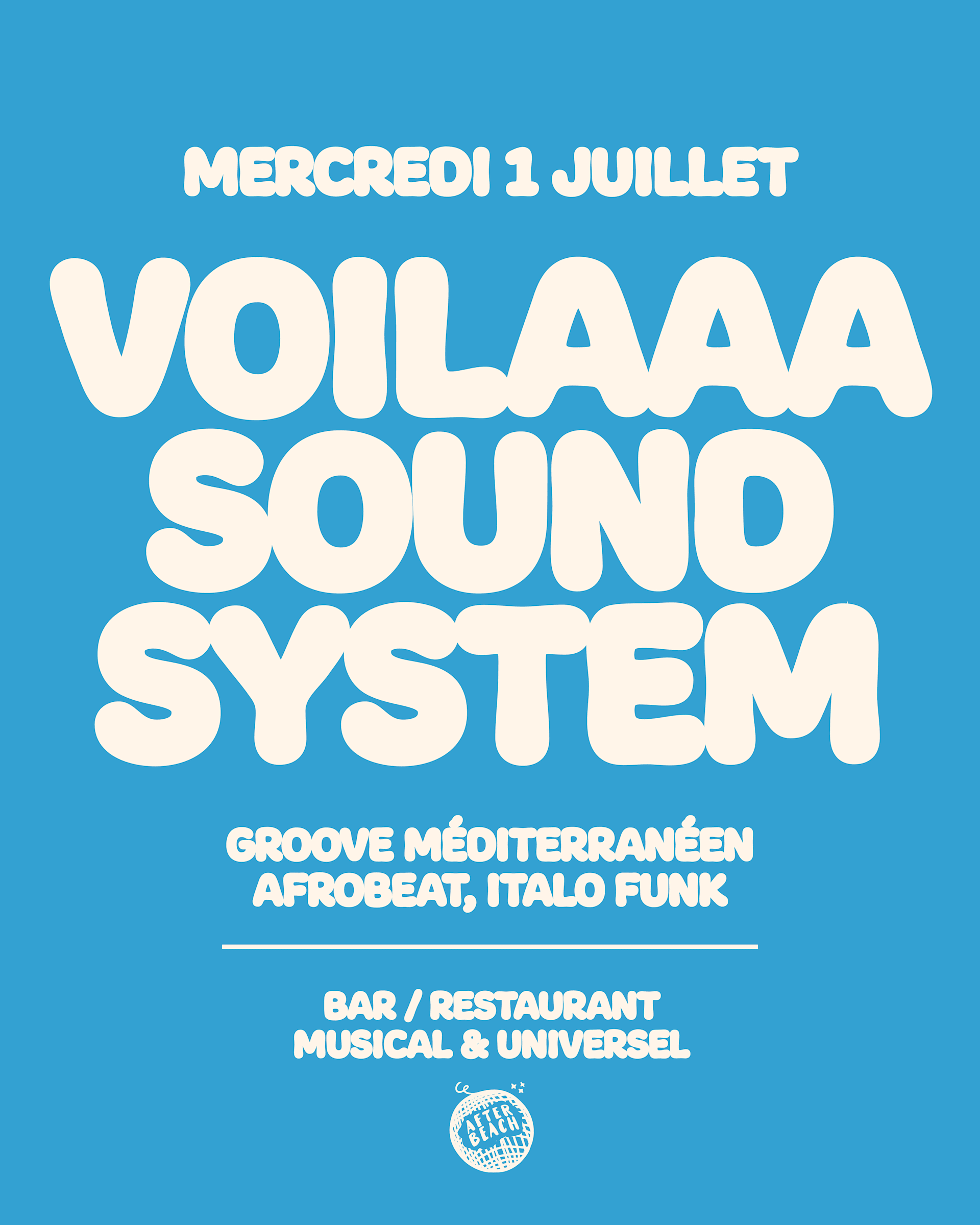 Voilaaa Sound System // Afro Boogie, Funk & Disco
