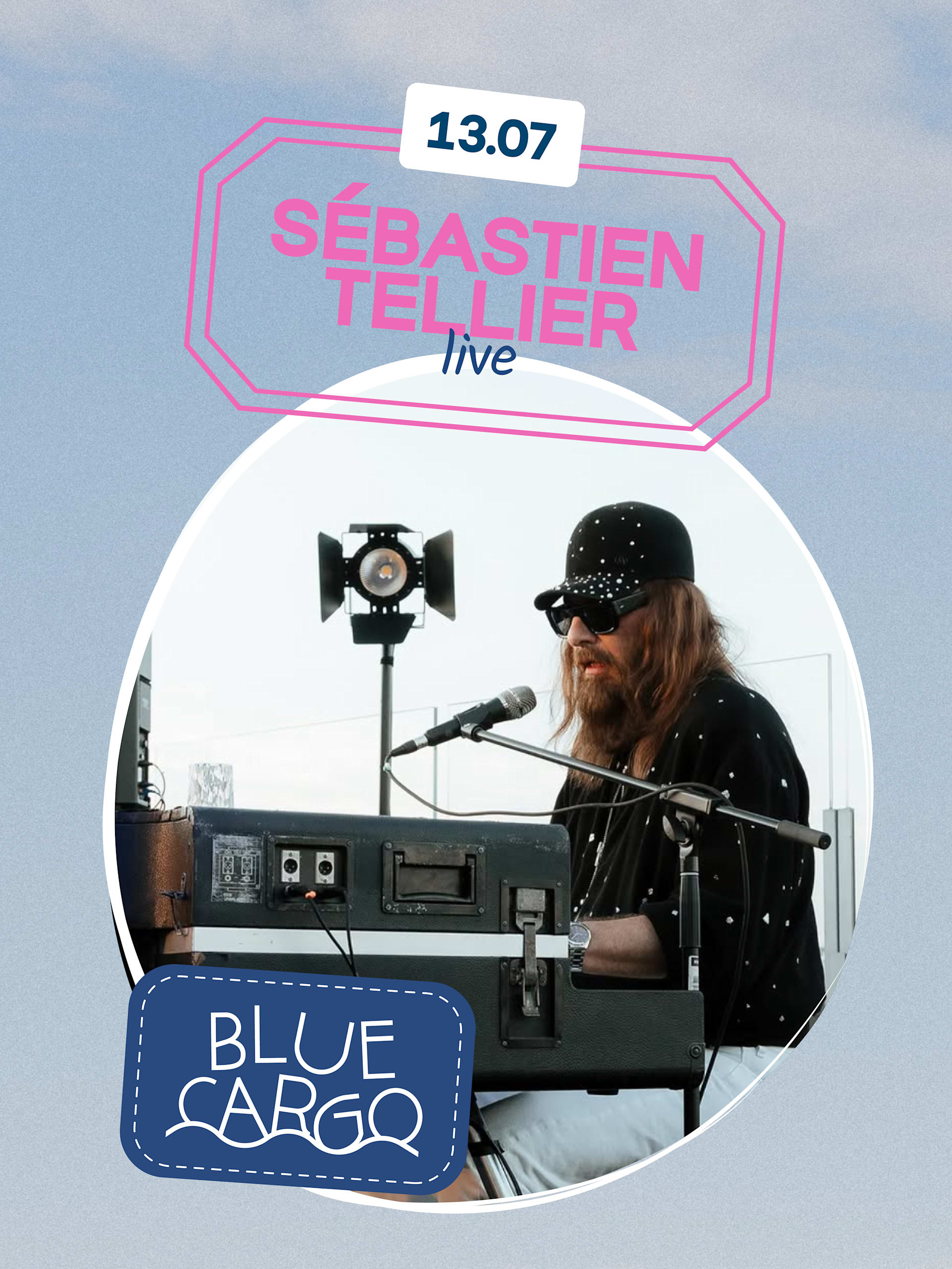 Le Blue Cargo By Longchamp Invite Sebastien Tellier
