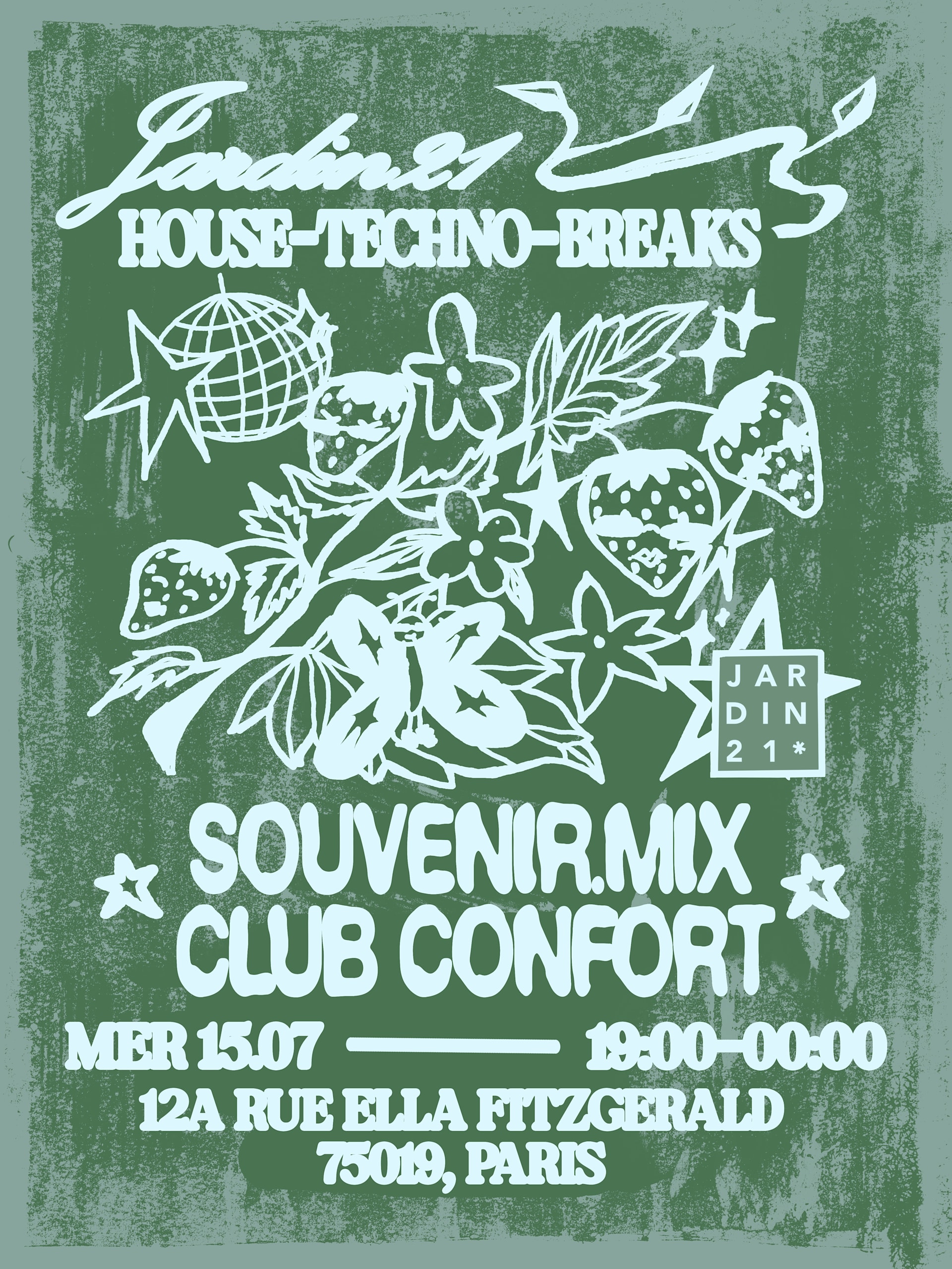 Souvenir.MIX & Friends X Jardin 21 - Dj Set
