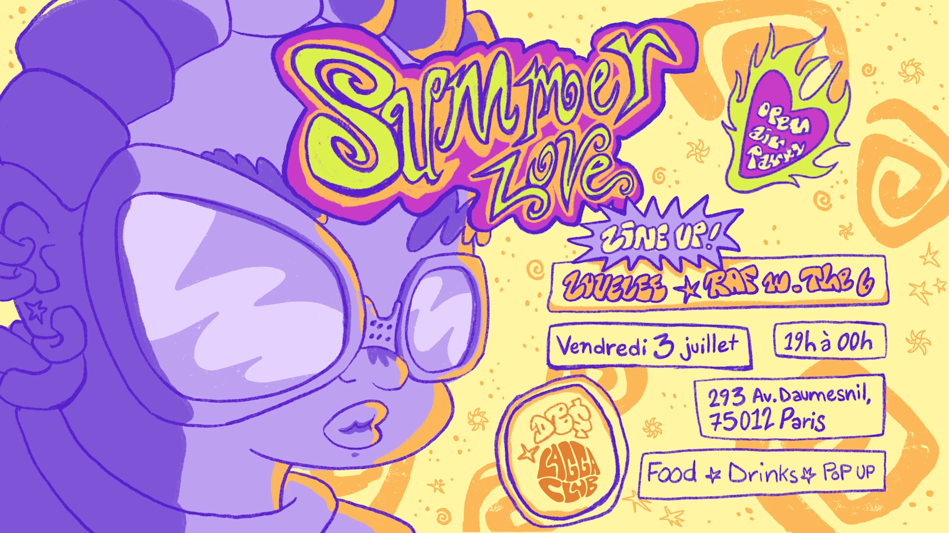 Lagga X Dbs Party Open Air Summer Luv @Palais Porte Dorée