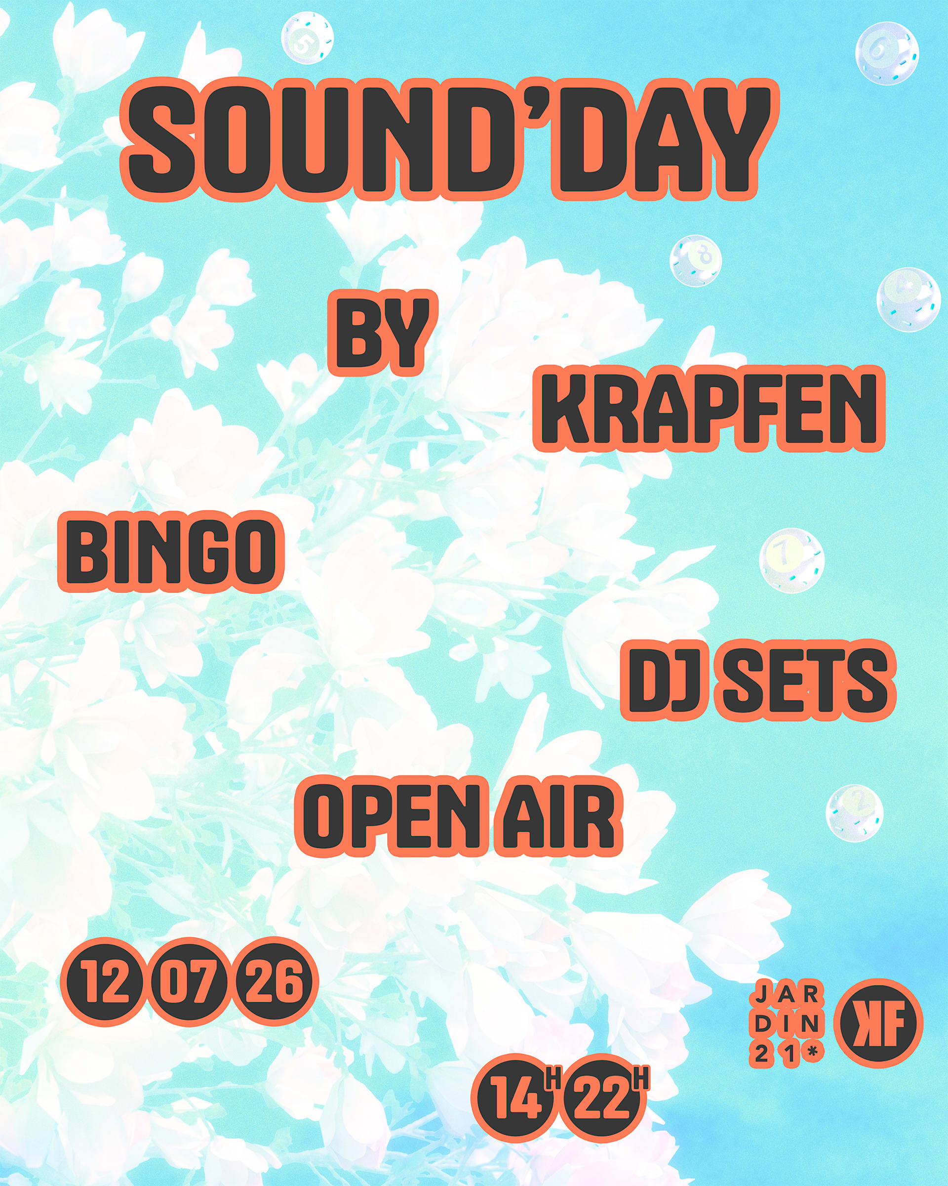 Sound'day Bingo By Krapfen - Jardin21 - Open Air