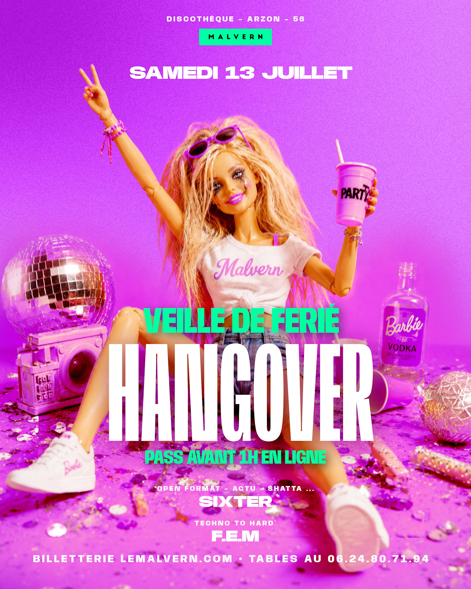 Hangover - Veille De Férié - Pass Avant 1h