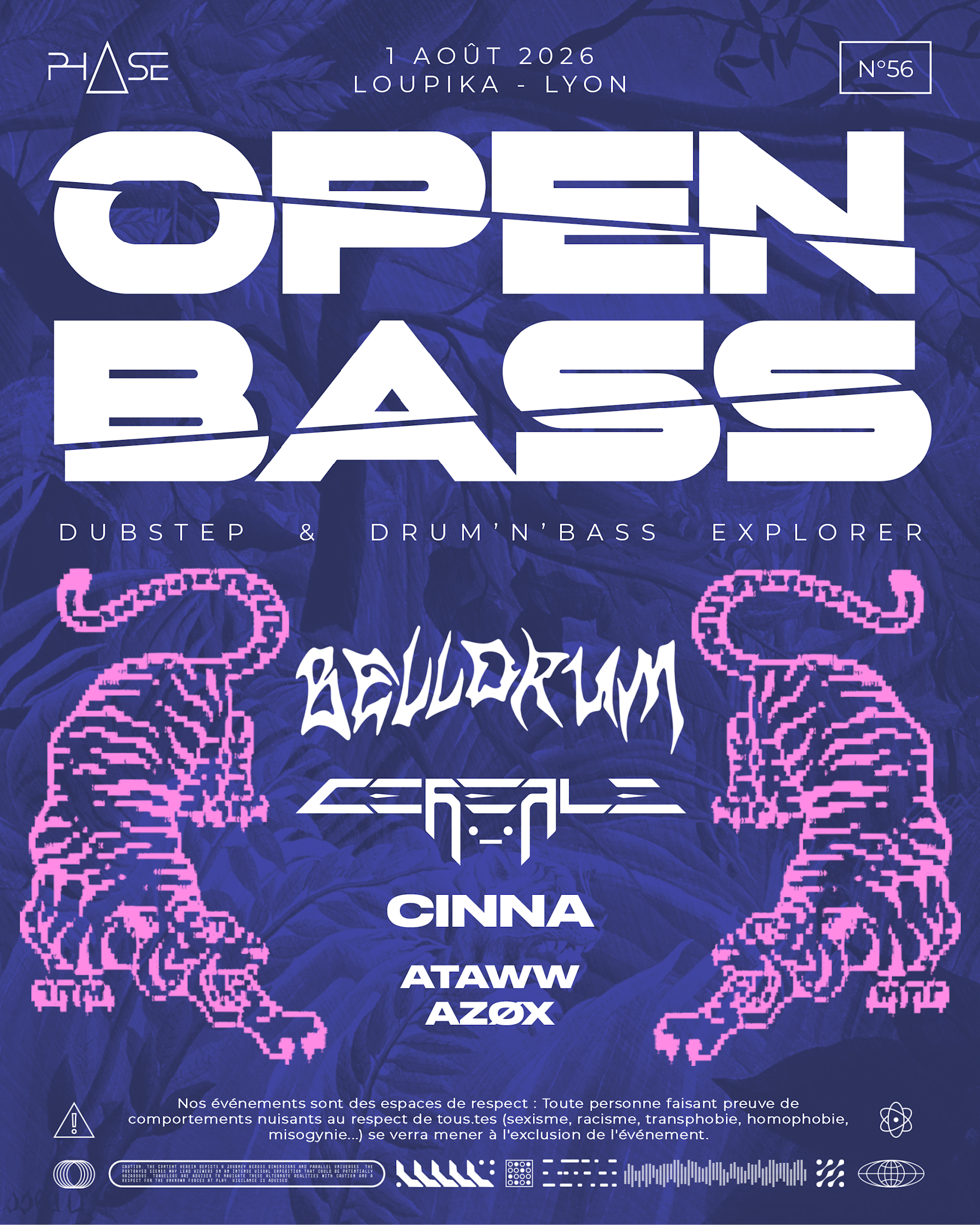 Open Bass #56 W/ Bellorum, Cereale, Cinna