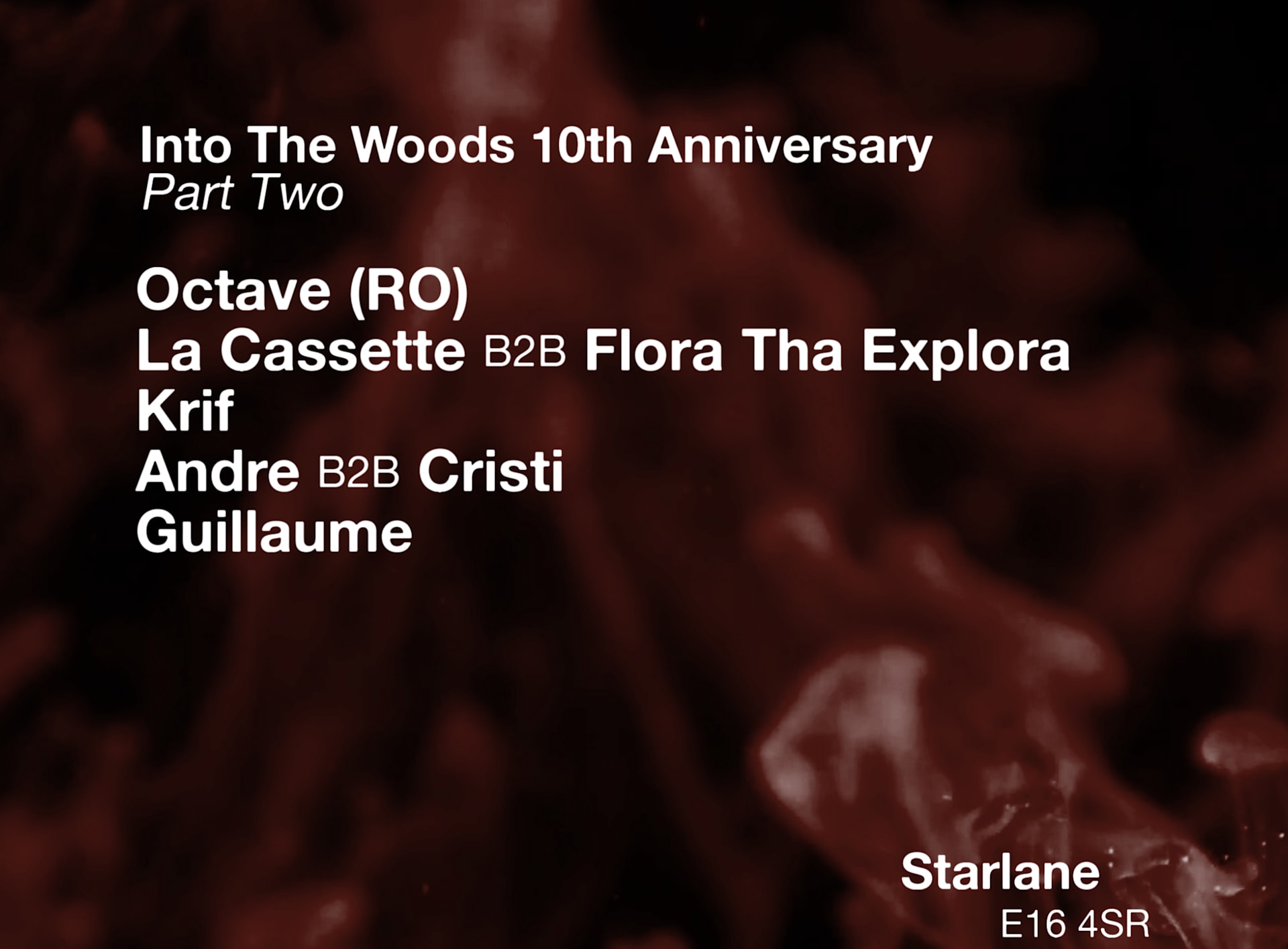Into The Woods Anniversary - Octave Ro - La Cassette
