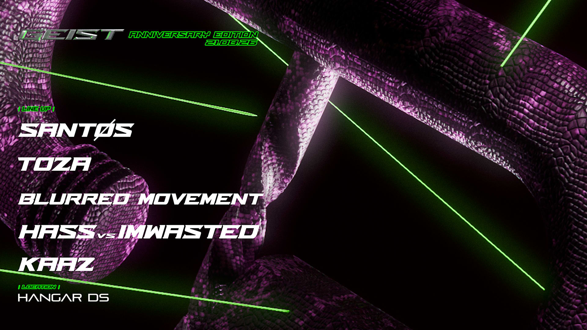 Geist : Anniversary Edition // Santøs, Toza, Blurredmovement