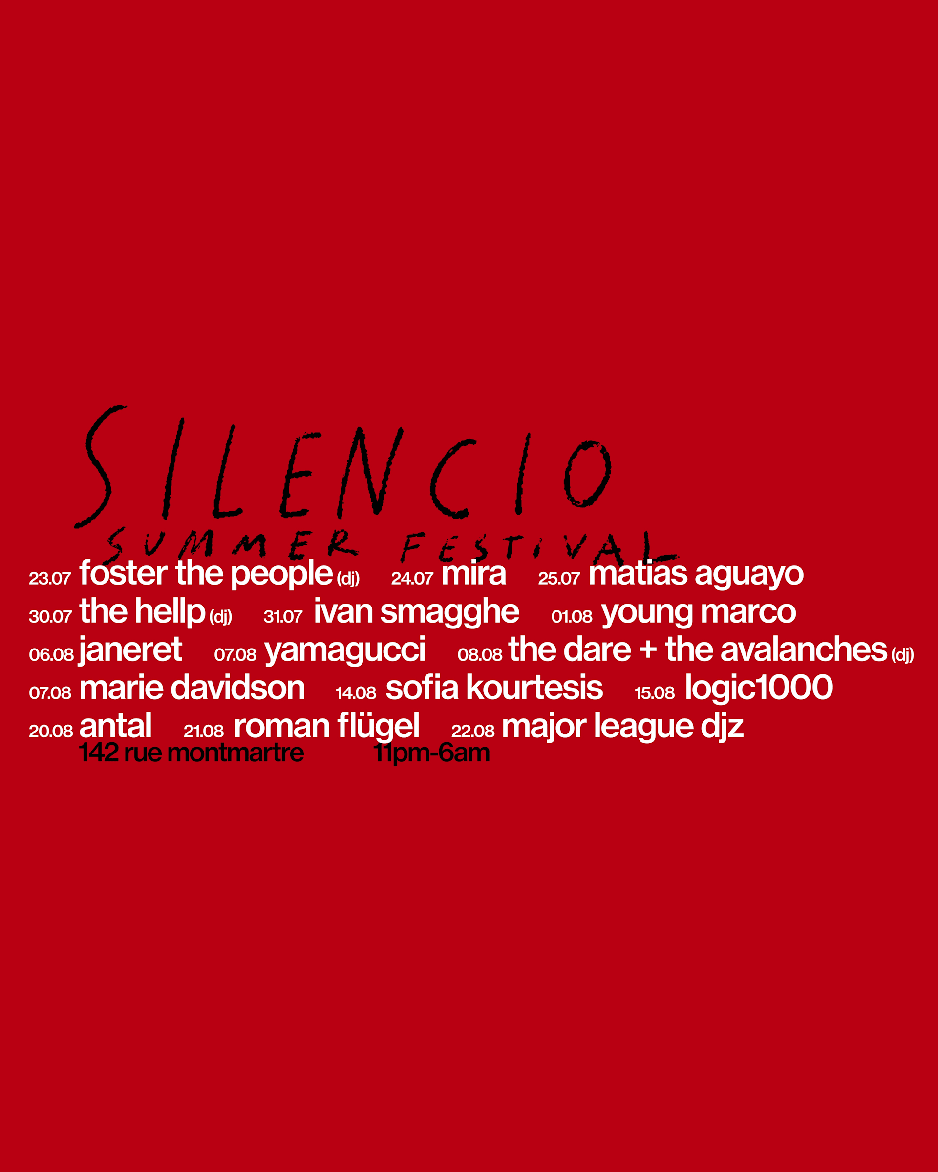 Silencio Summer Festival 2026