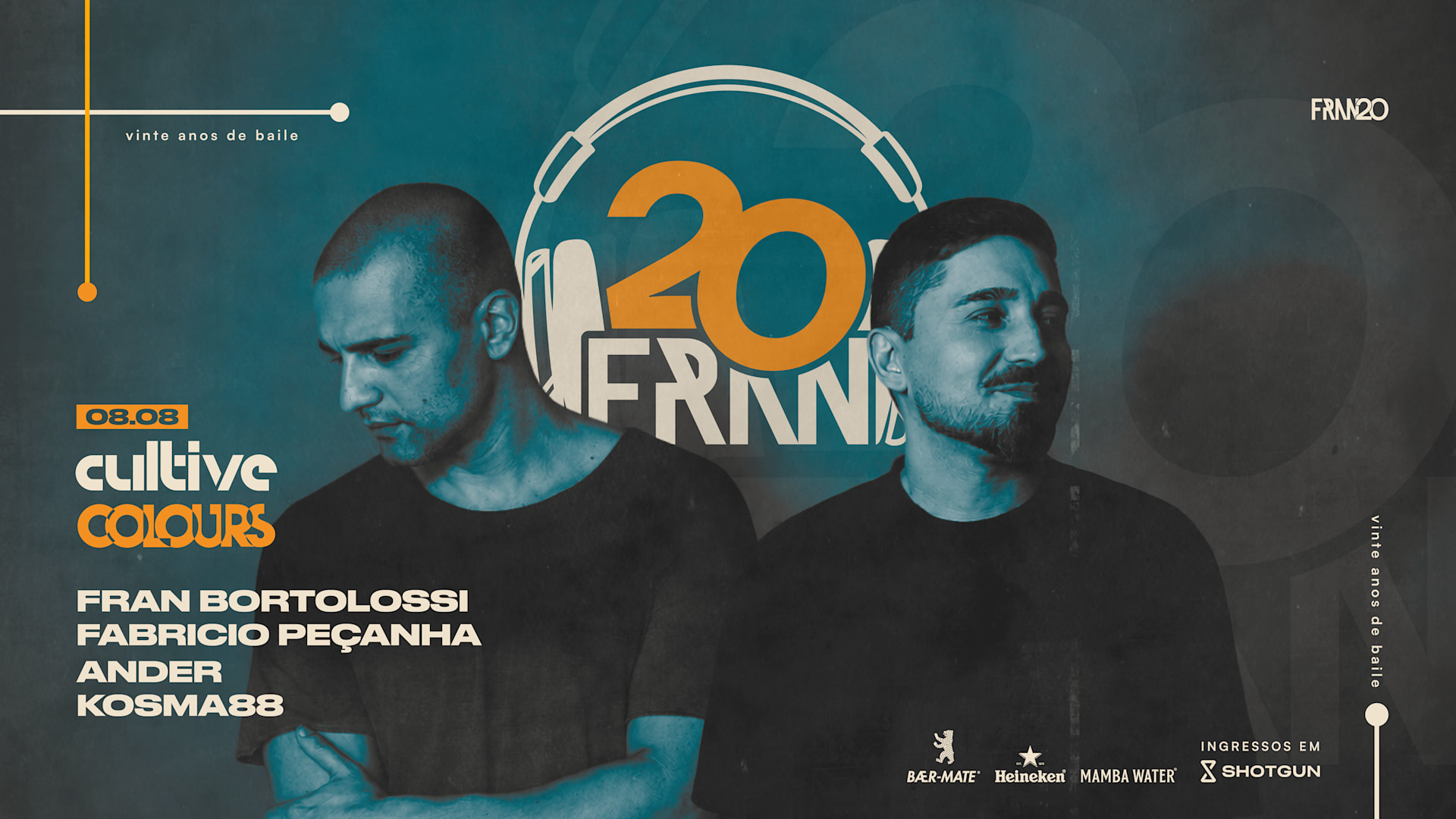 Cultive & Colours 08/08 - Fran Bortolossi E Fabricio Peçanha