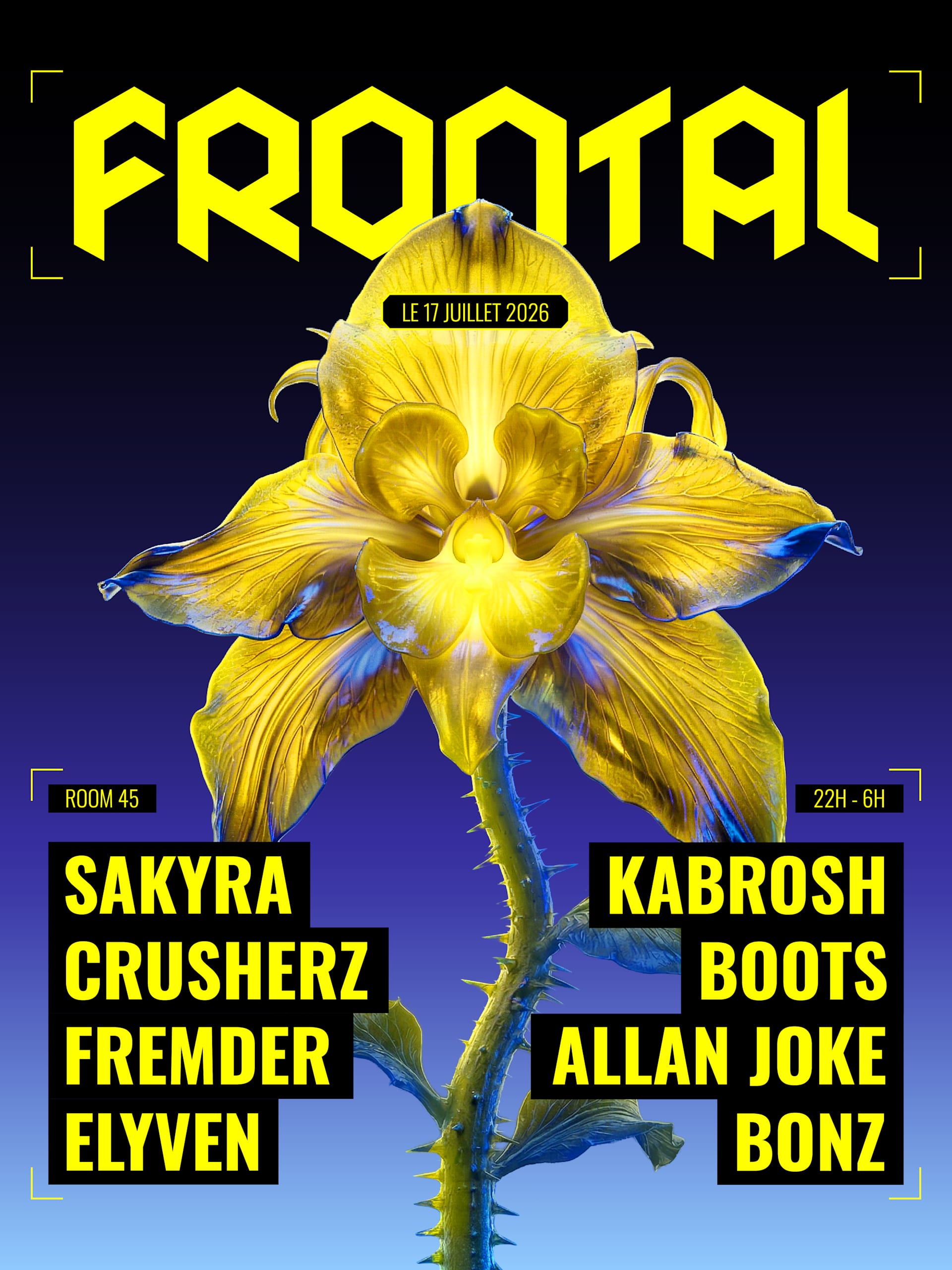Frontal : Sakyra, Crusherz, Fremder, Elyven...