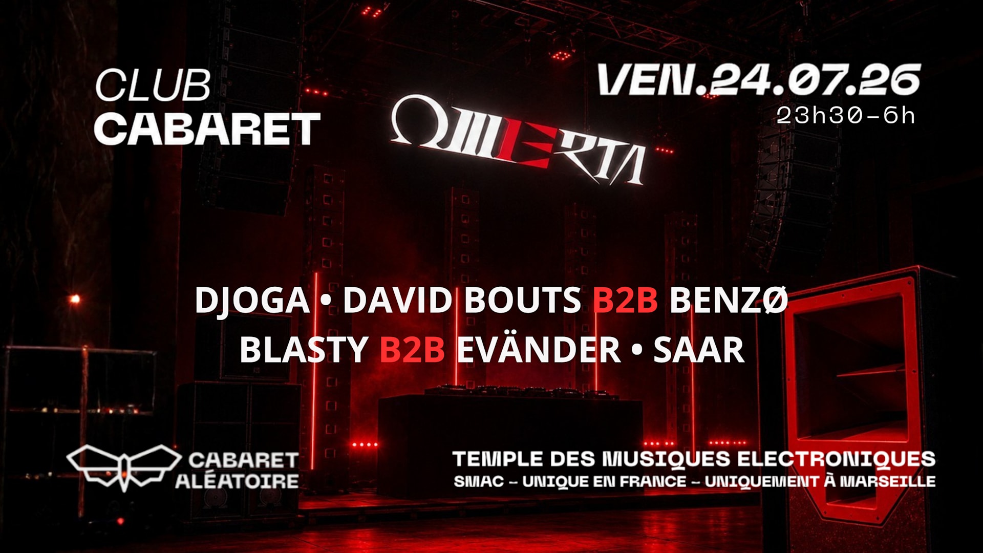 24/07 | Club Cabaret X Omerta