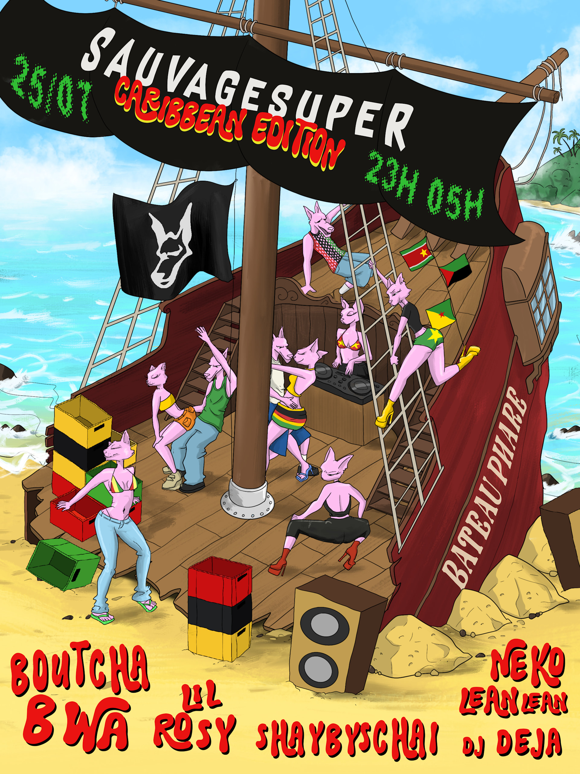 Sauvagesuper X Bateau Phare Caribbean Edition