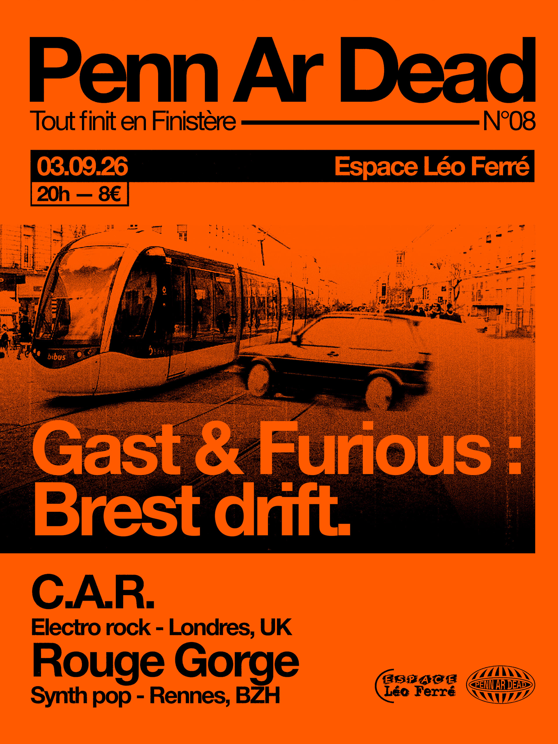 Gast & Furious : C.A.R + Rouge Gorge - Espace Léo Ferré