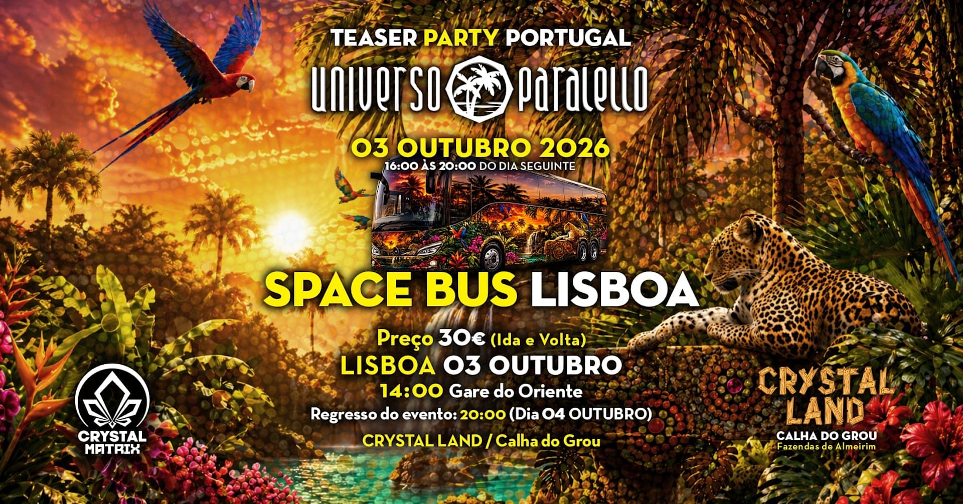 Bus Lisboa Universo Paralello 2026