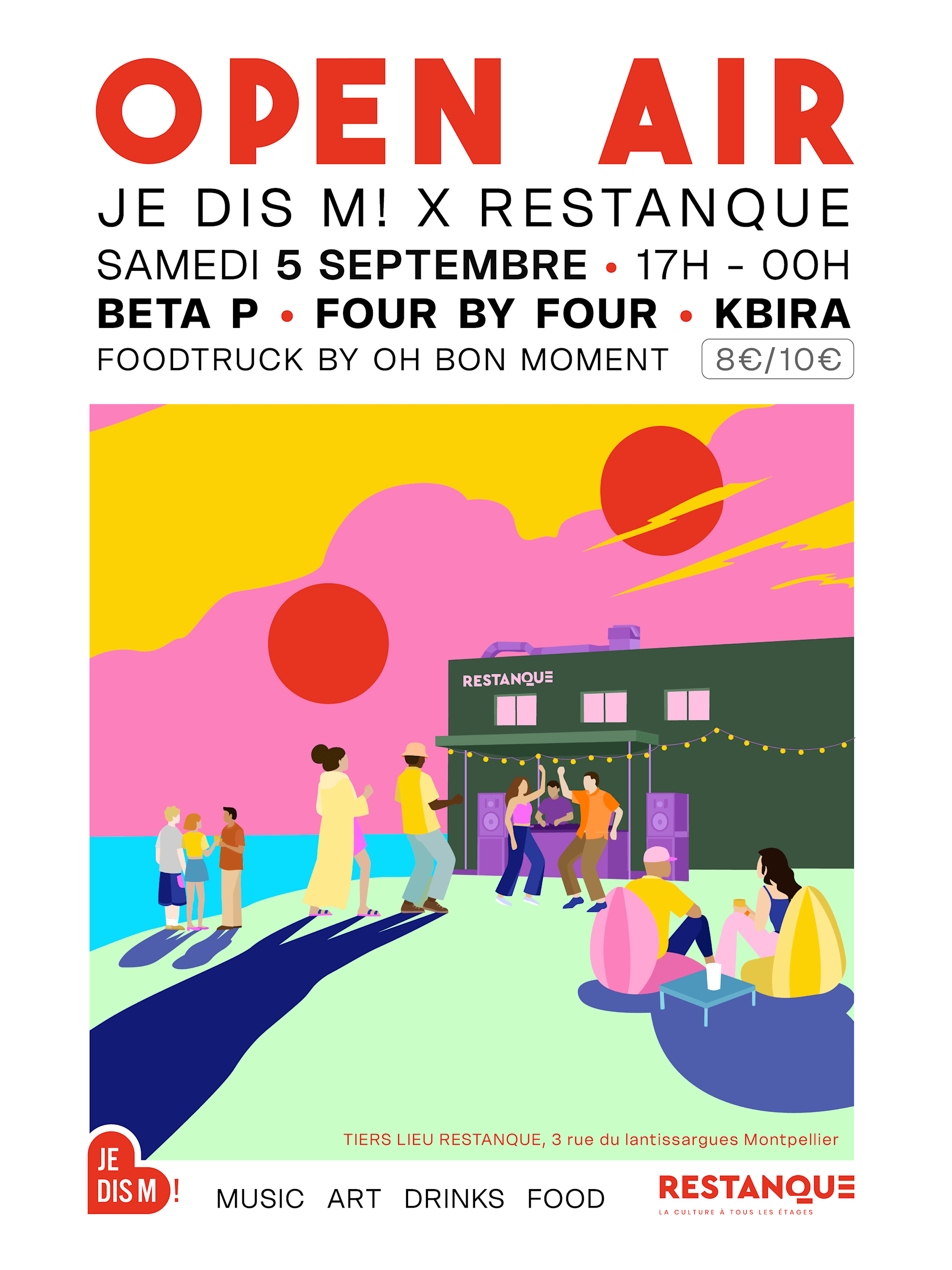 Open Air Je Dis M! X Restanque