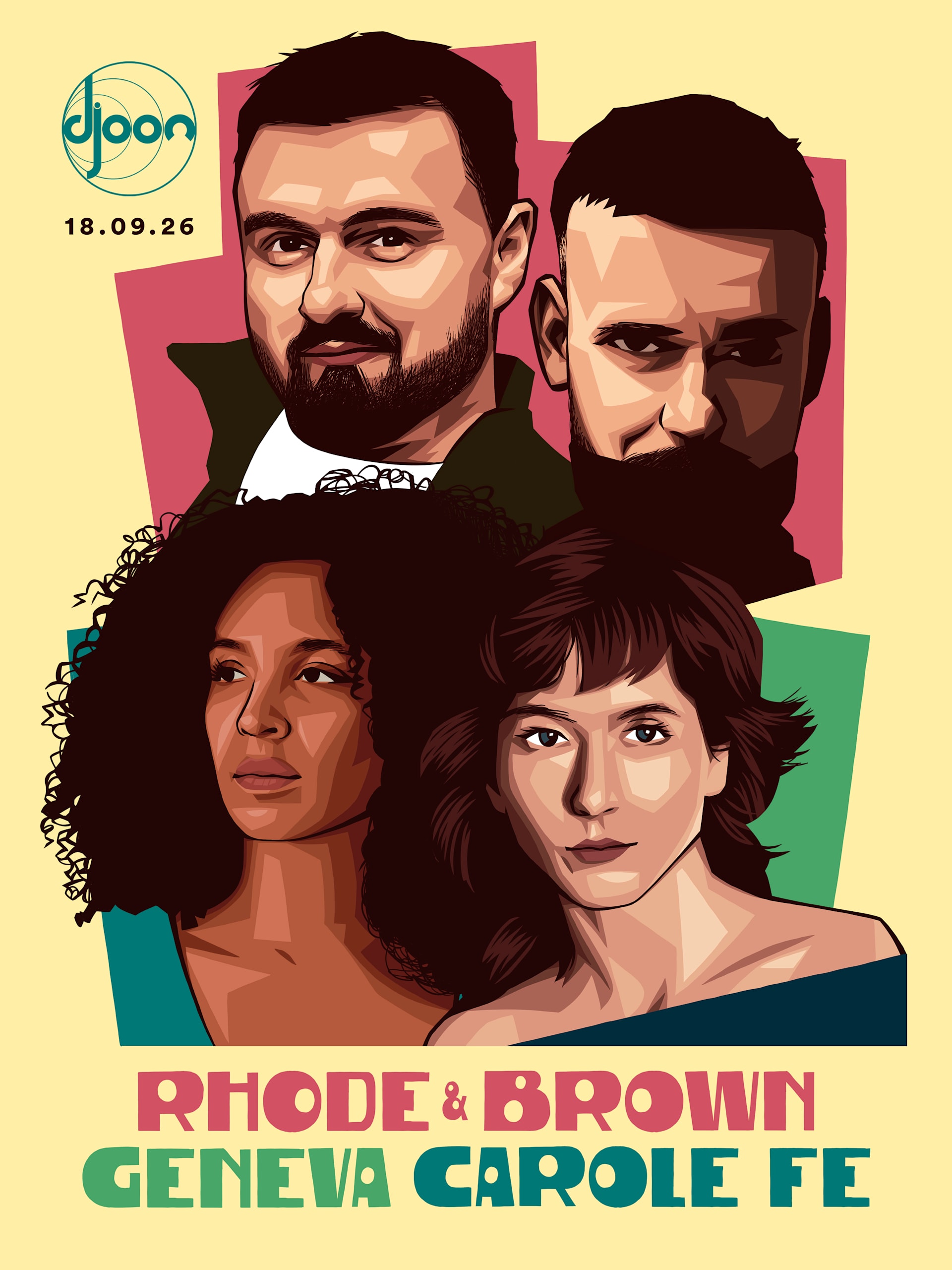 Rhode & Brown Invite Geneva & Carole Fe